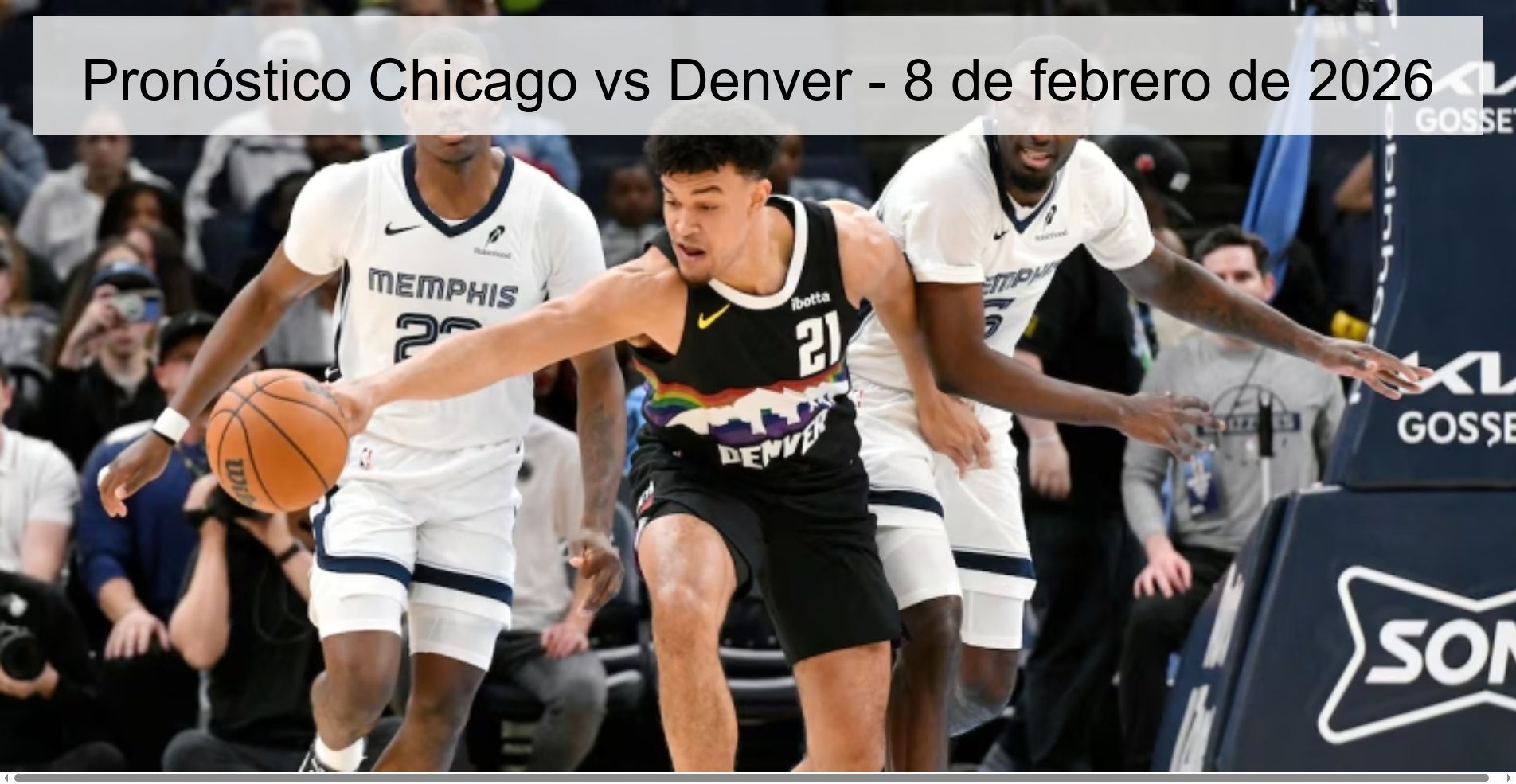 Pronóstico Chicago vs Denver - 8 de febrero de 2026