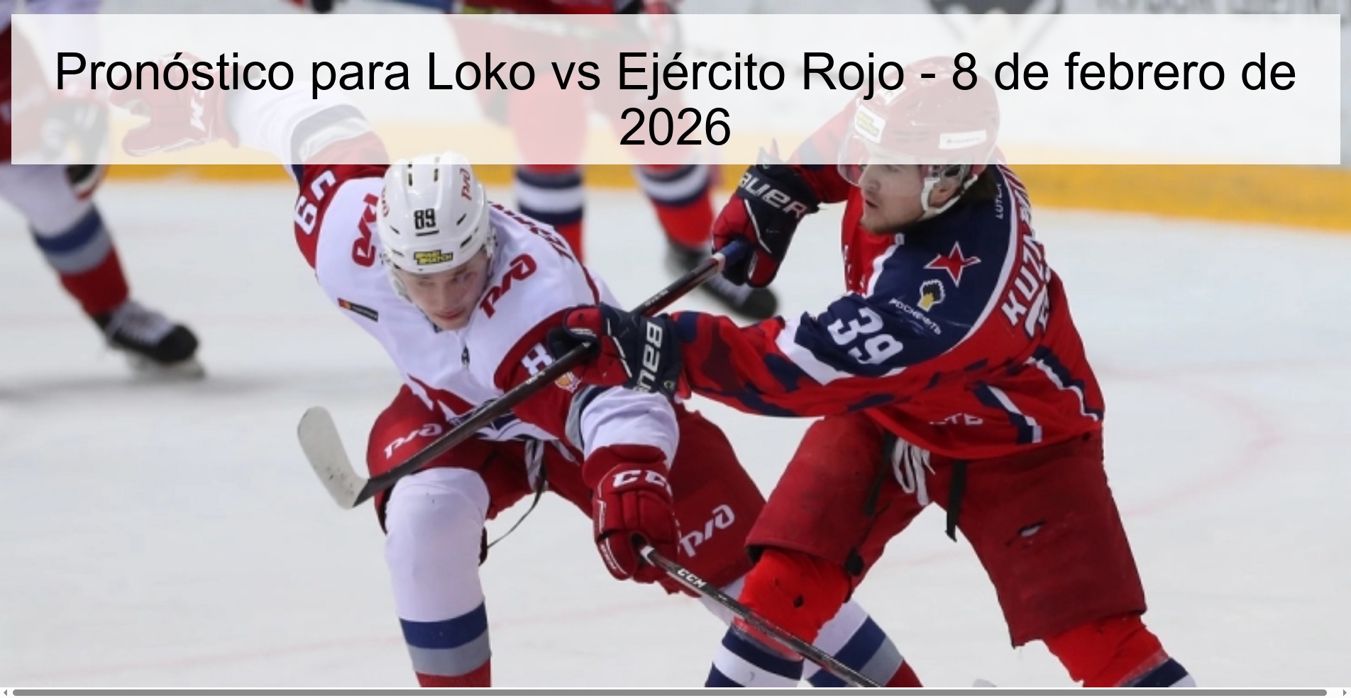 Prediction for Loko vs Red Army – February 8, 2026