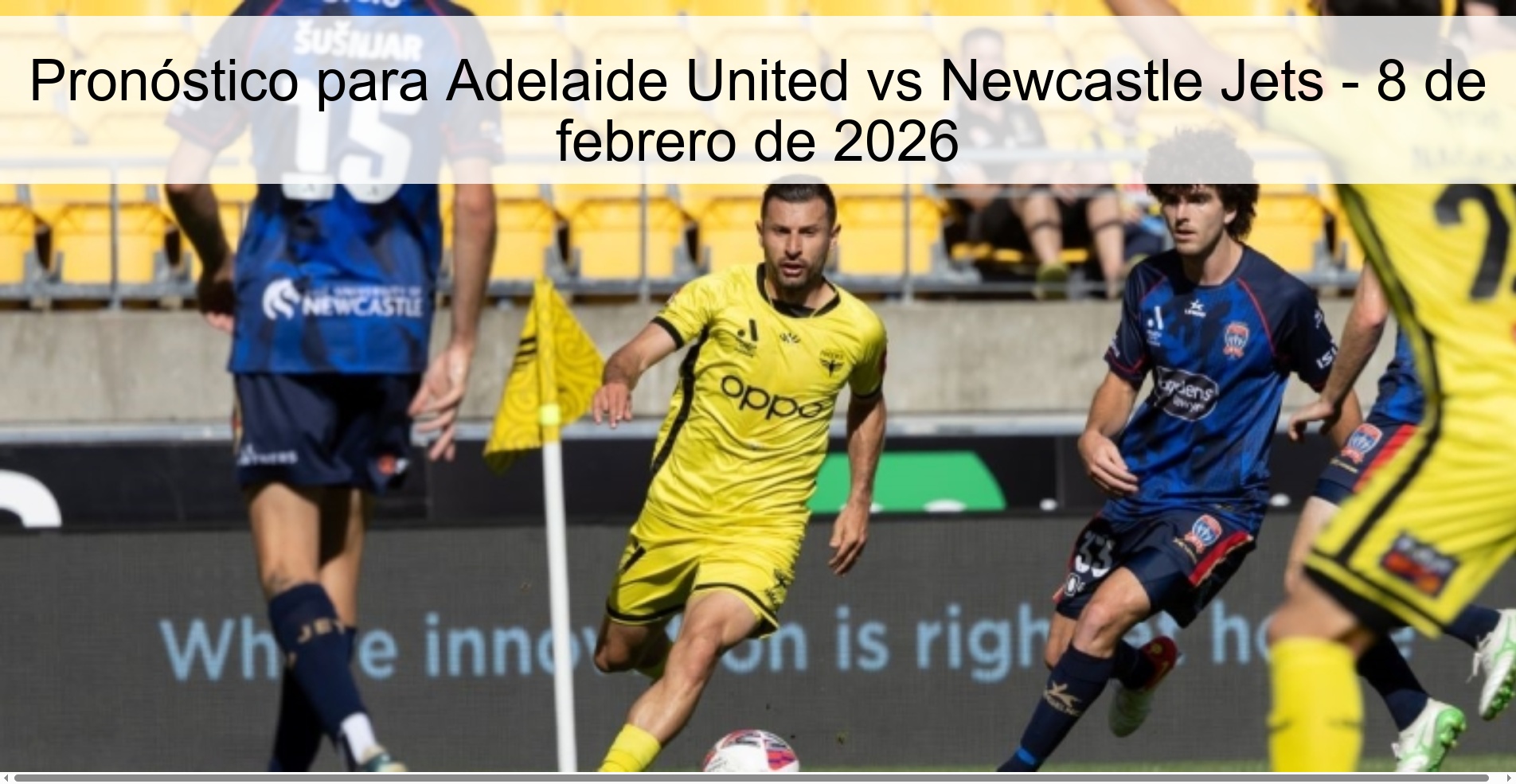 Prediction for Adelaide United vs Newcastle Jets – February 8, 2026