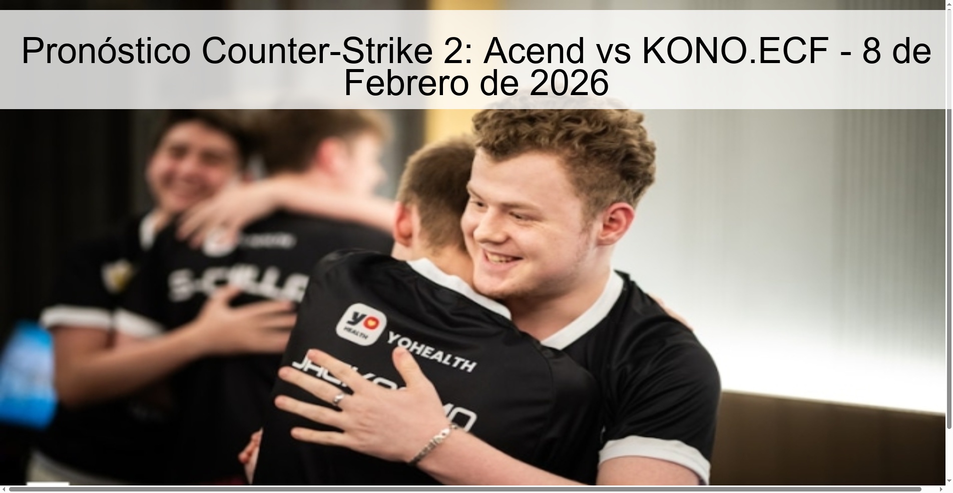 Pronóstico Counter-Strike 2: Acend vs KONO.ECF - 8 de Febrero de 2026