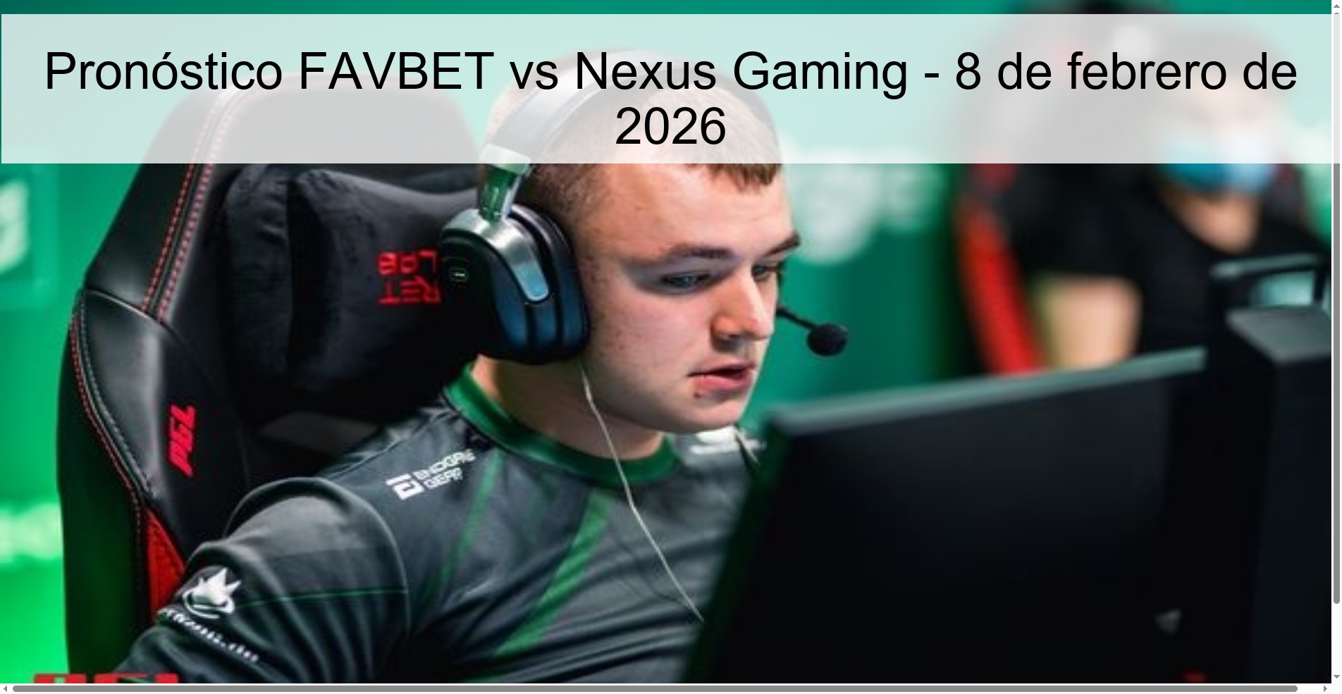 FAVBET vs Nexus Gaming Prediction – February 8, 2026