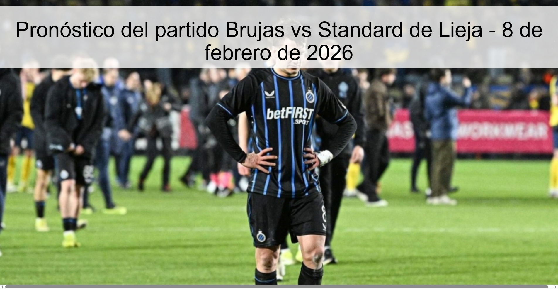Brugge vs Standard Liege Prediction – February 8, 2026