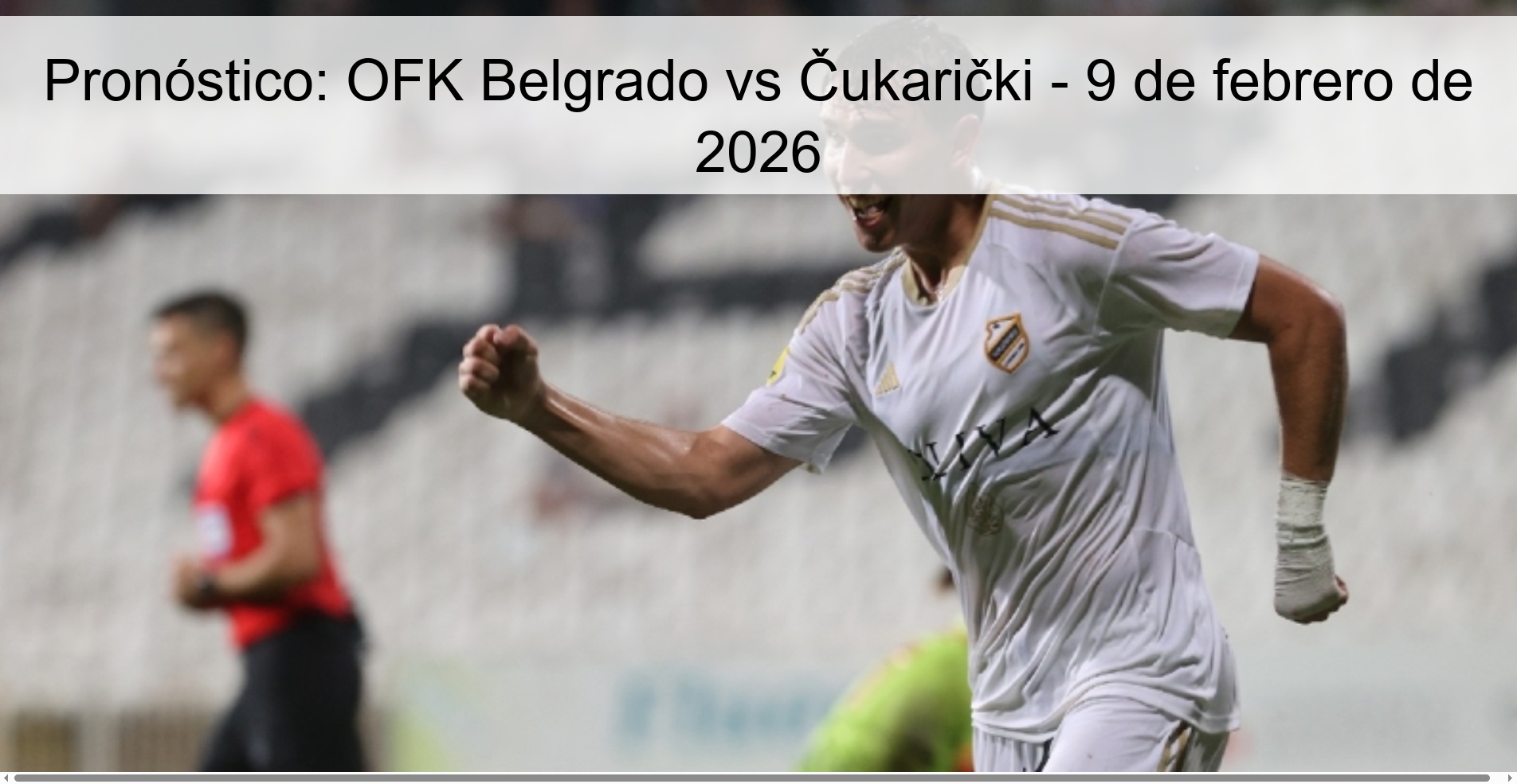 Prediction: OFK Belgrade vs Čukarički – February 9, 2026