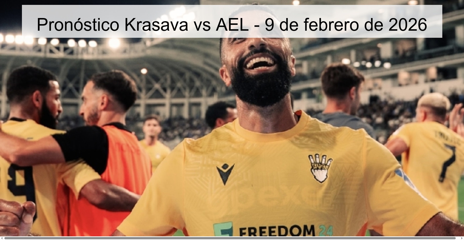 Krasava vs AEL Prediction – February 9, 2026
