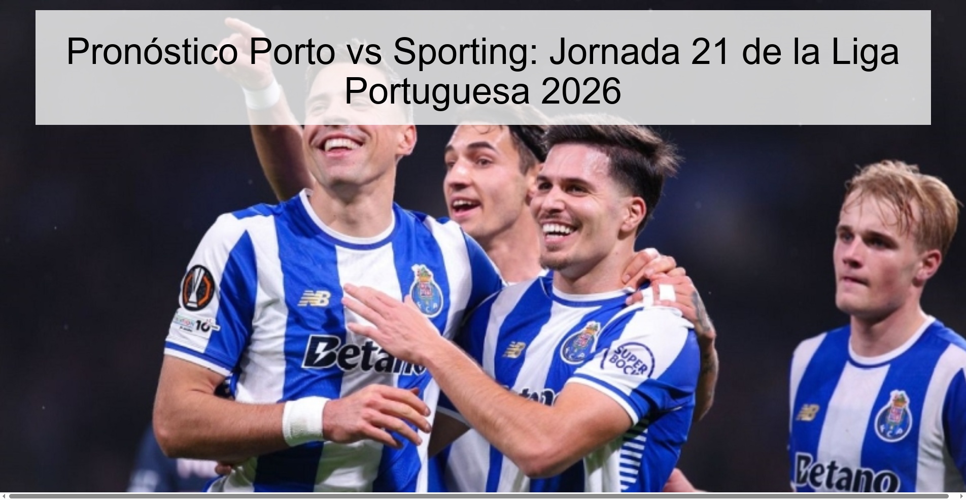 Porto vs Sporting Prediction: Matchday 21 of the Portuguese League 2026