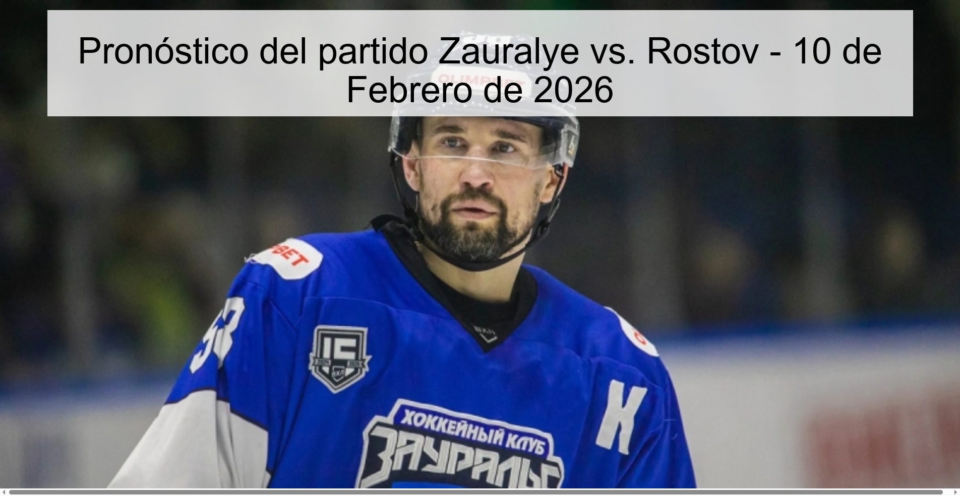 Zauralye vs. Prediction Rostov - February 10, 2026