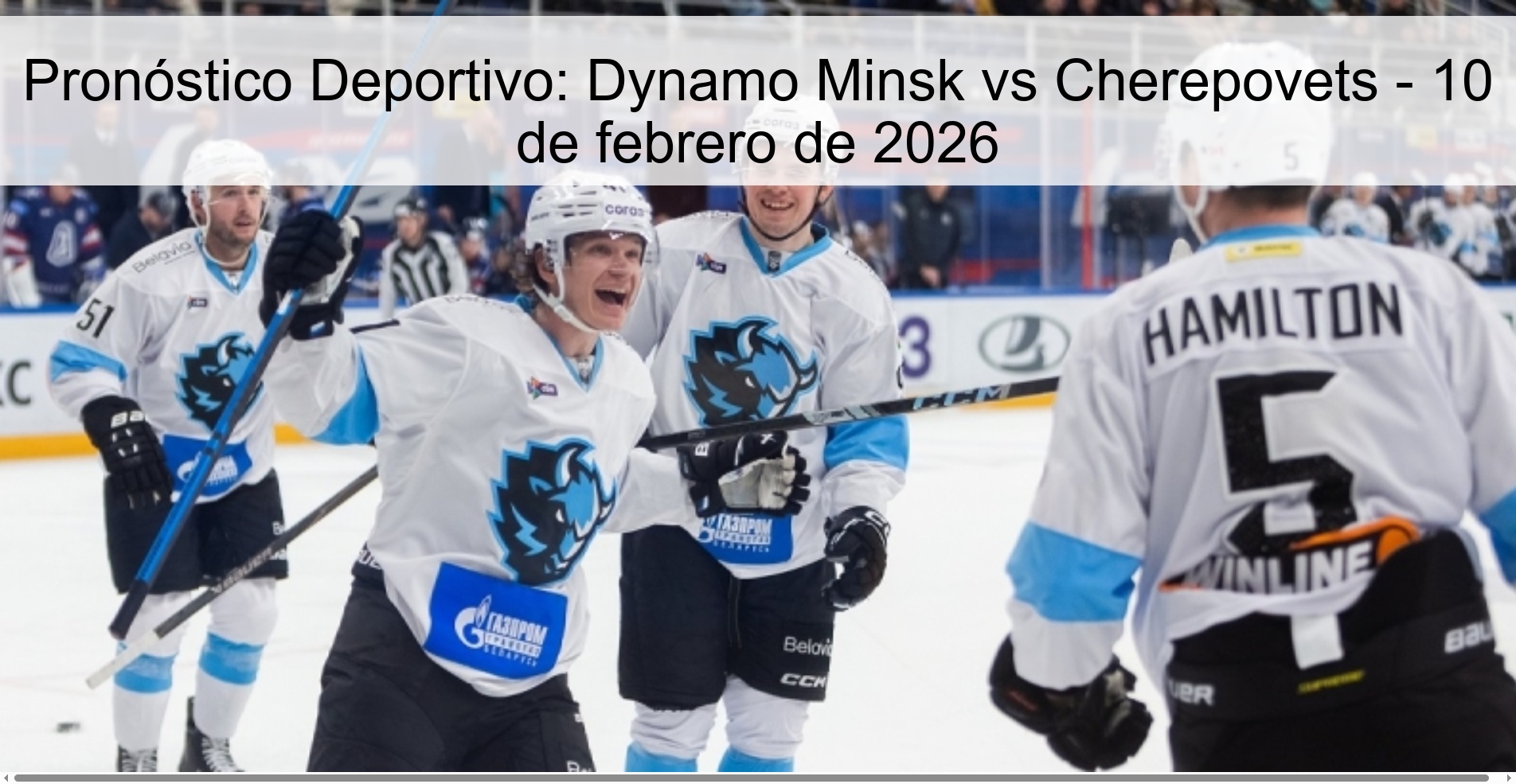 Sports Prediction: Dynamo Minsk vs Cherepovets - February 10, 2026