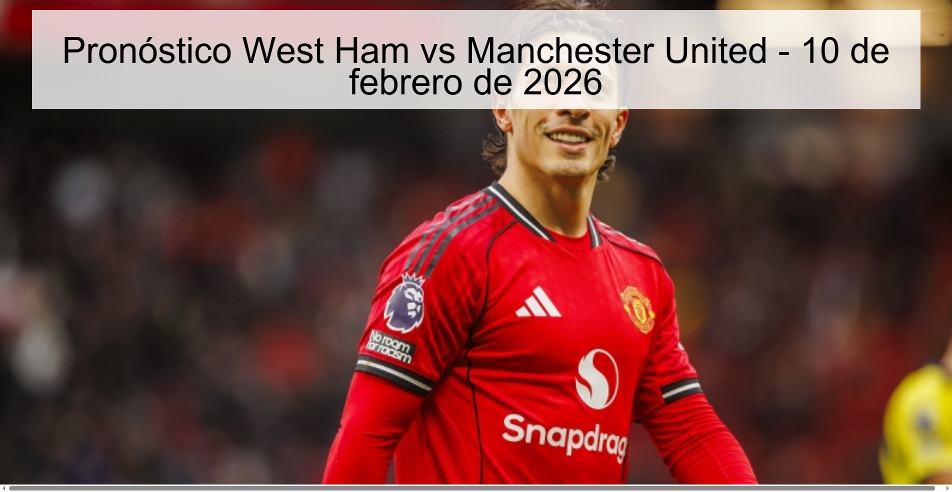 West Ham vs Manchester United Prediction – February 10, 2026