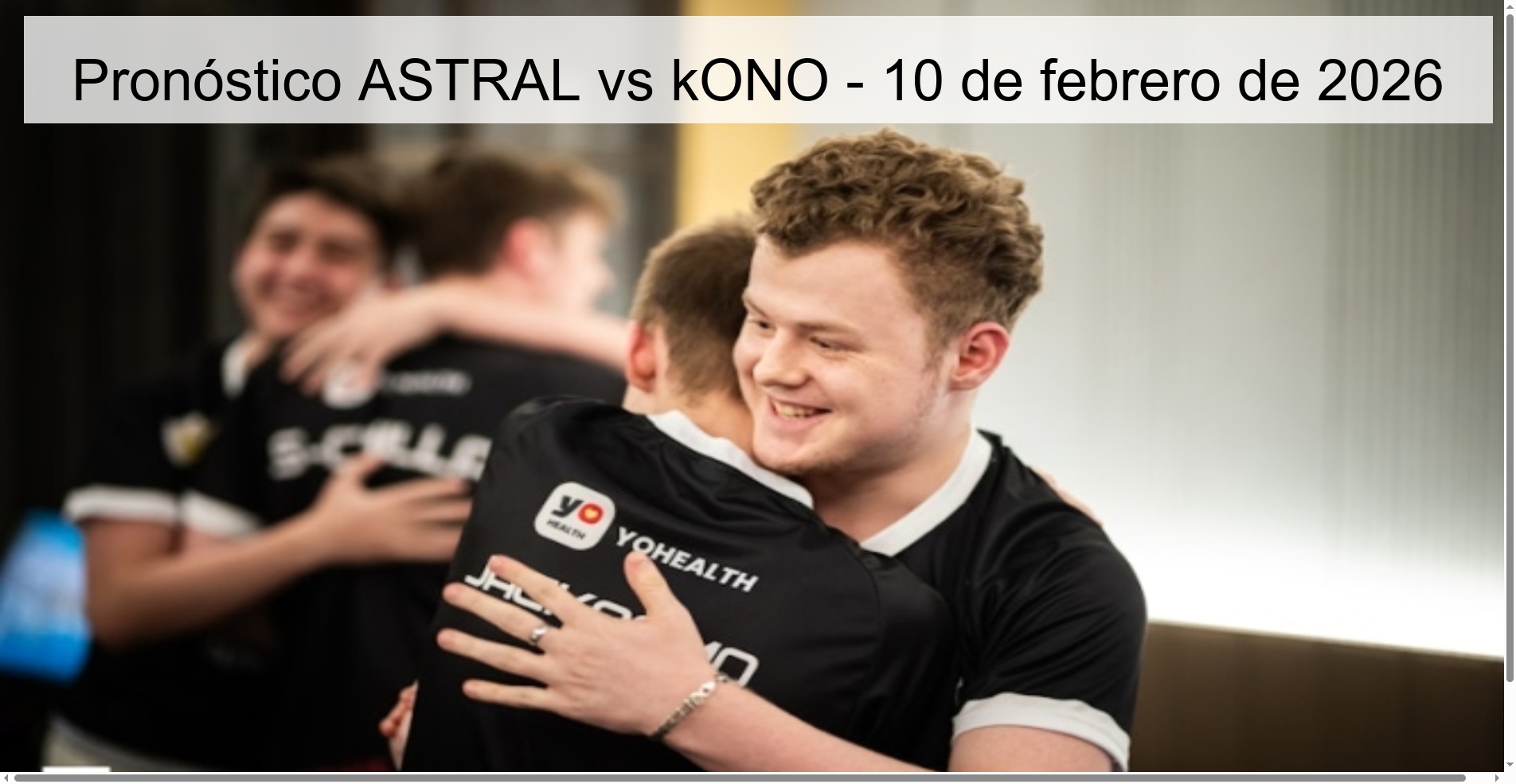 Pronóstico ASTRAL vs kONO - 10 de febrero de 2026