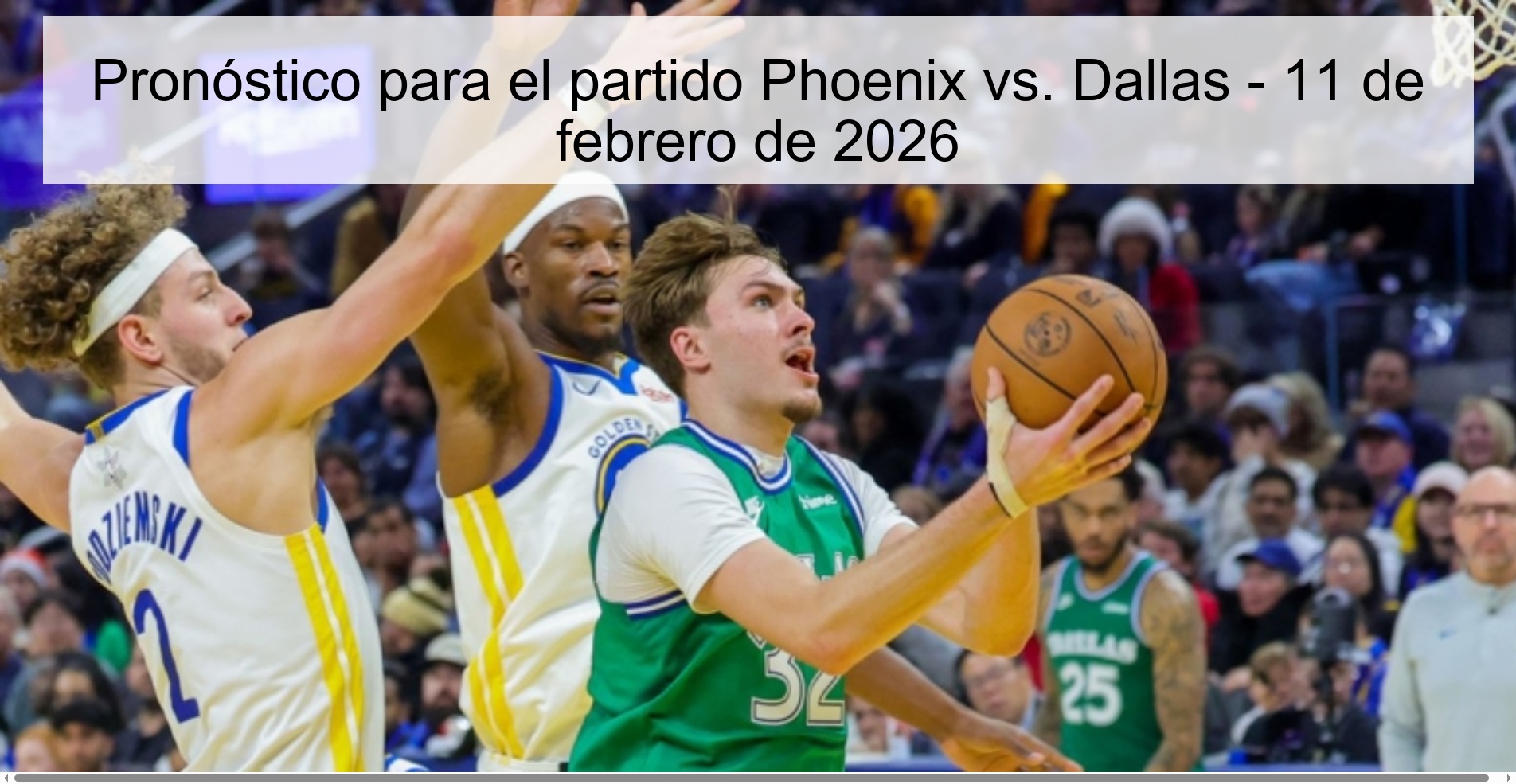 Pronóstico para el partido Phoenix vs. Dallas - 11 de febrero de 2026