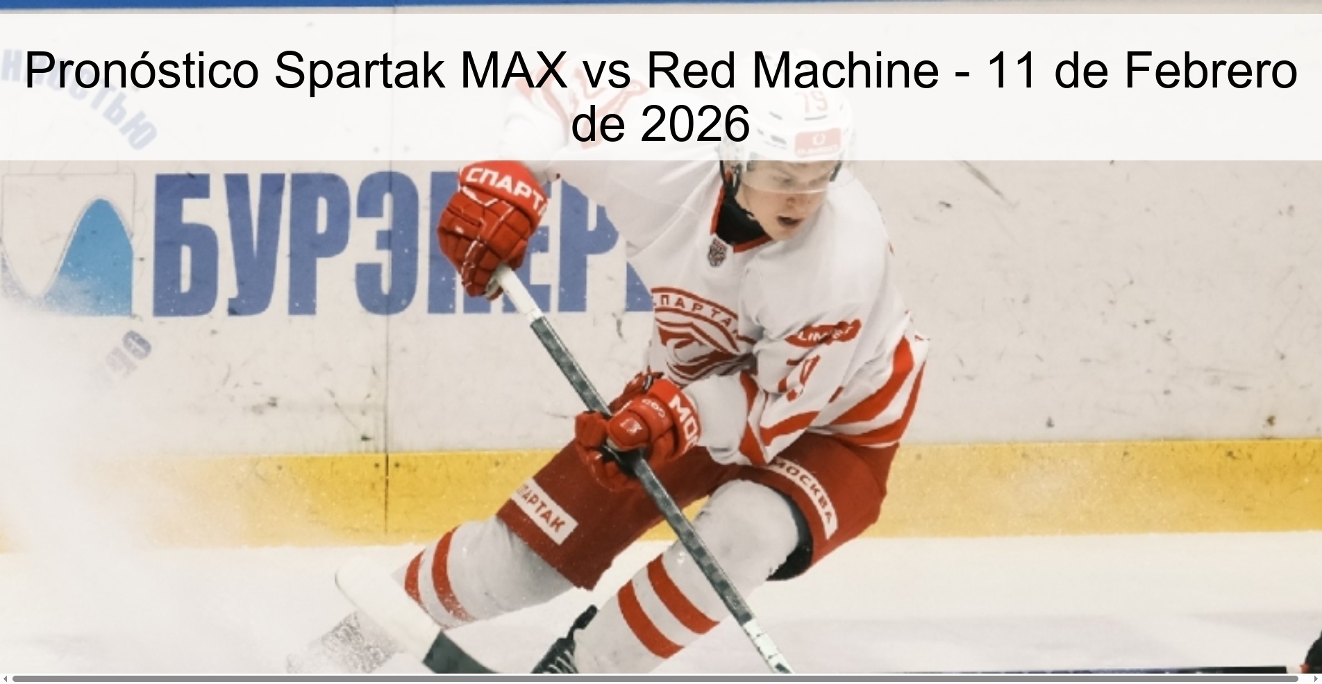 Spartak MAX vs Red Machine Prediction - February 11, 2026