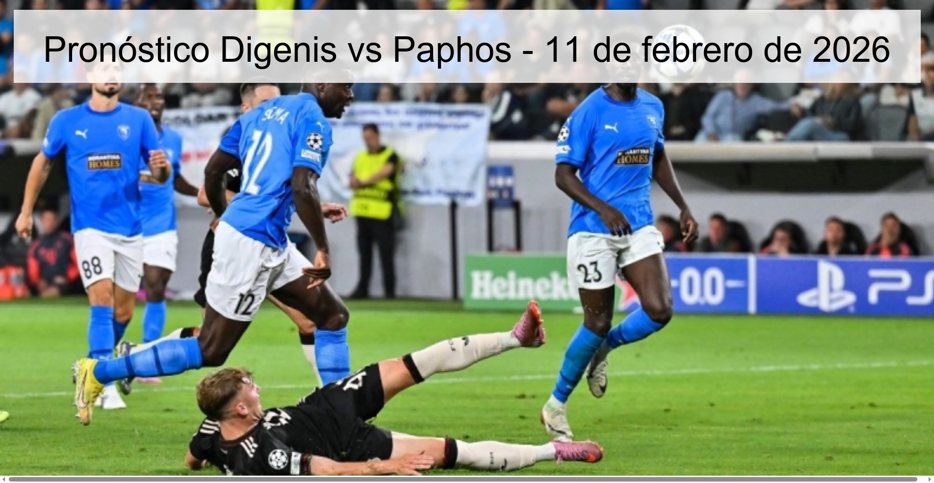 Pronóstico Digenis vs Paphos - 11 de febrero de 2026