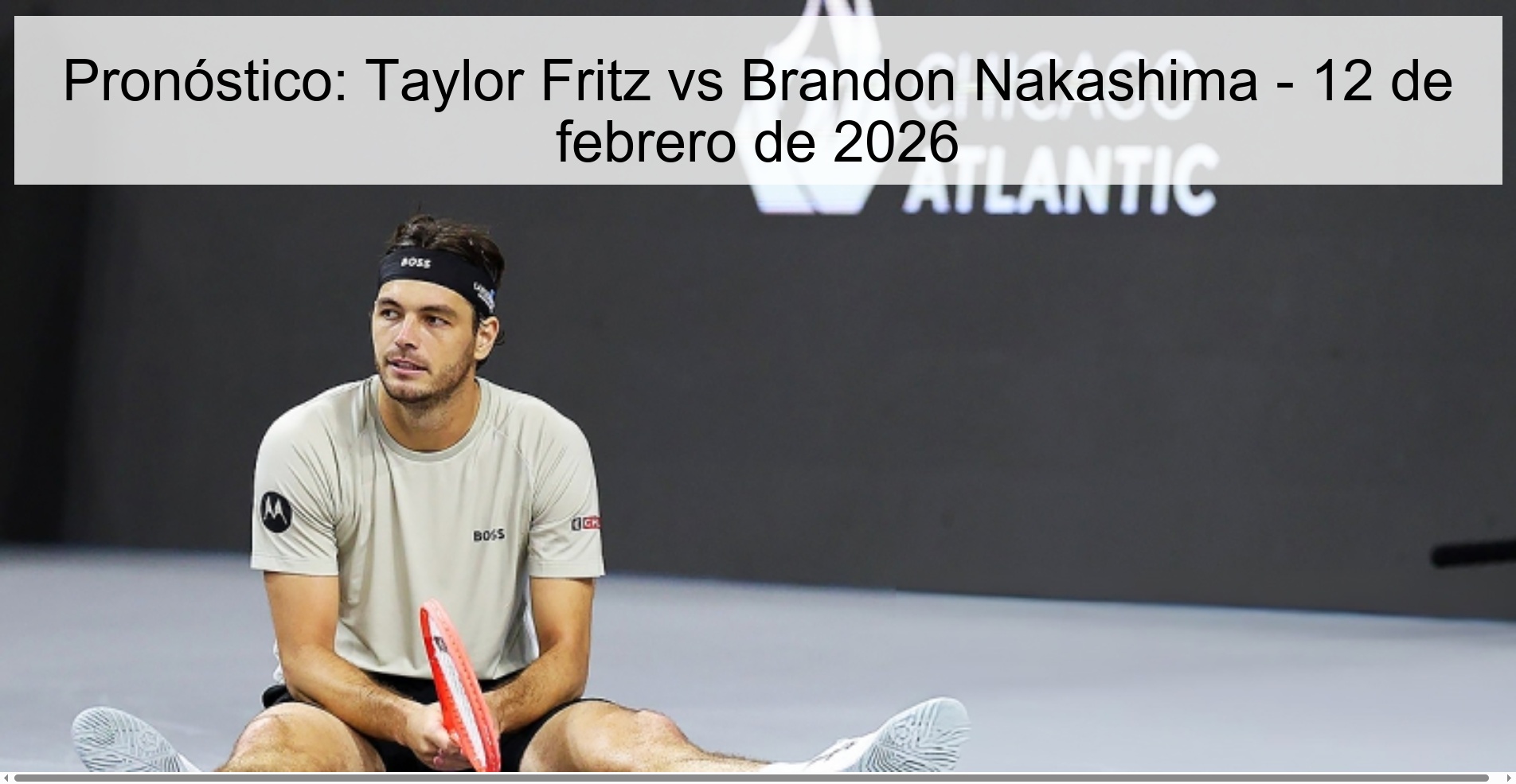 Prediction: Taylor Fritz vs Brandon Nakashima – February 12, 2026
