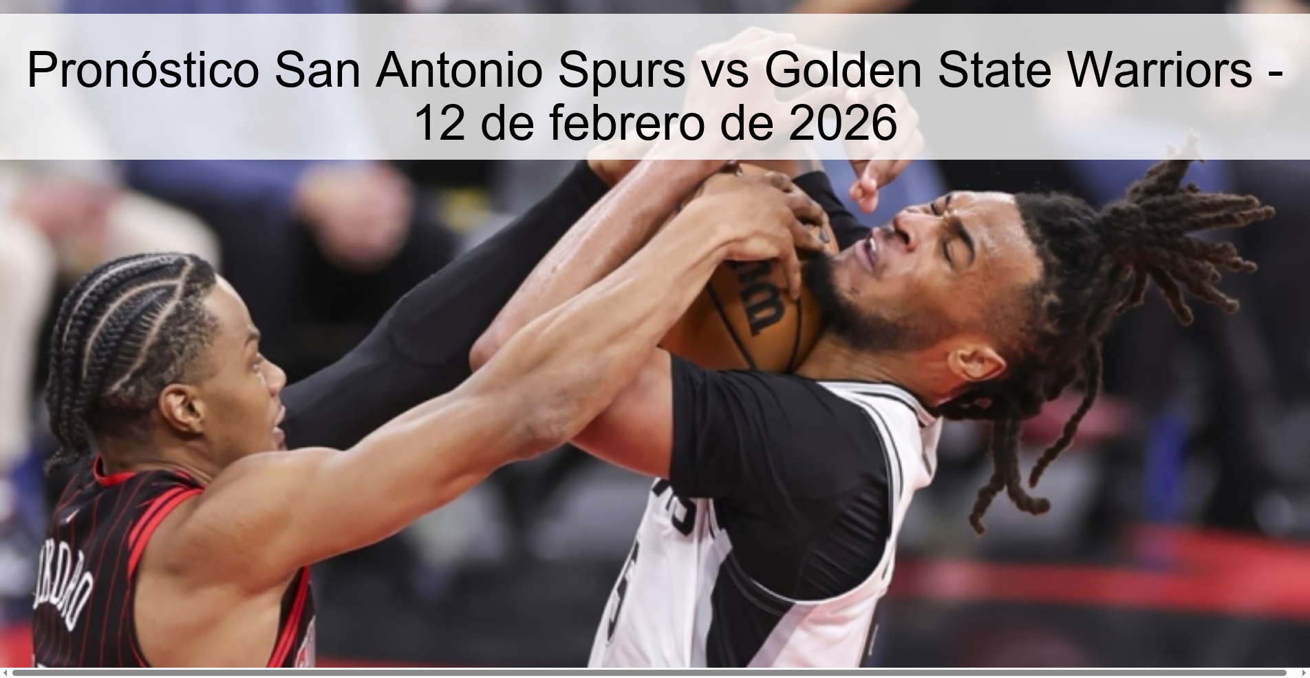 San Antonio Spurs vs Golden State Warriors Prediction - February 12, 2026