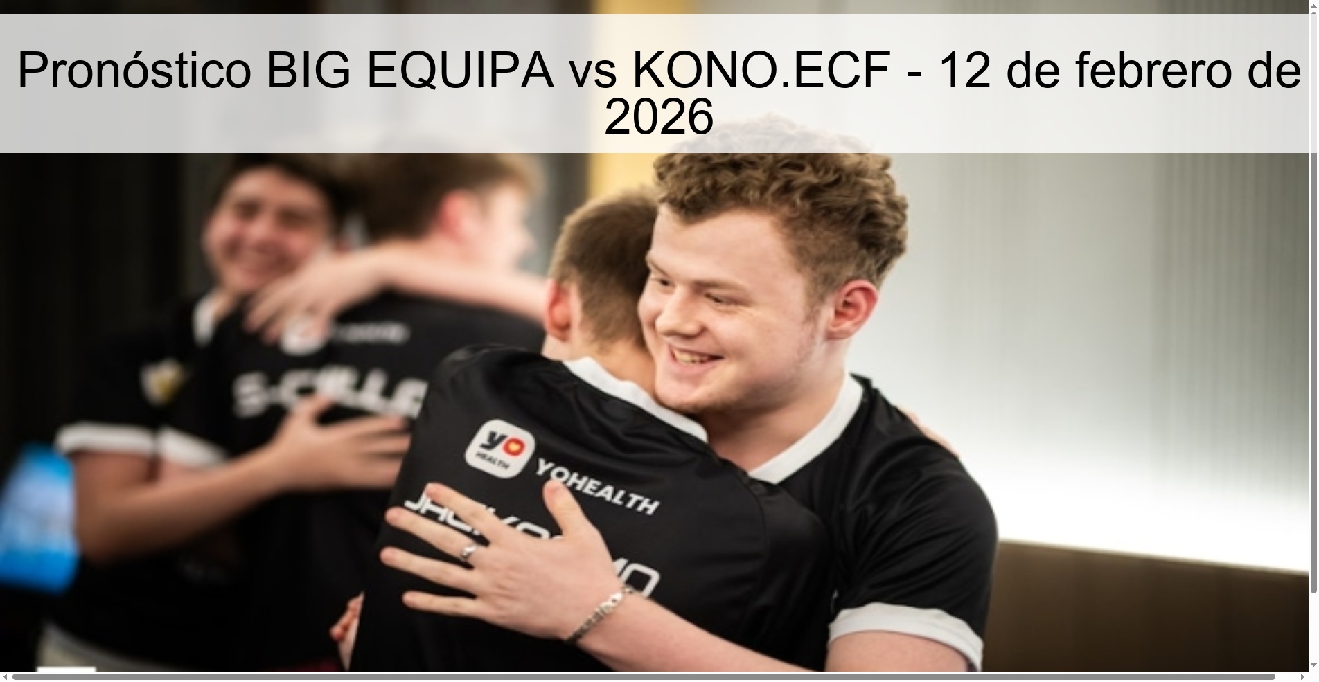 BIG EQUIPA vs KONO.ECF Prediction – February 12, 2026
