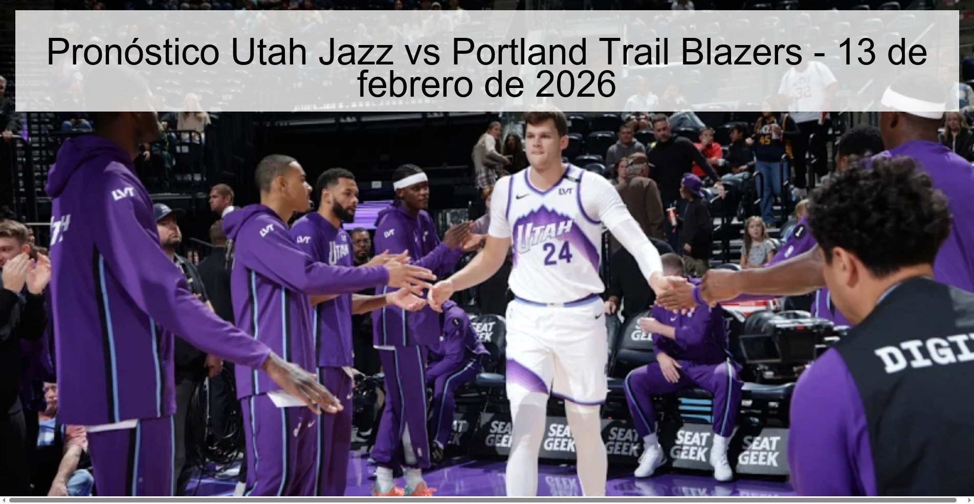 Utah Jazz vs Portland Trail Blazers Prediction – February 13, 2026