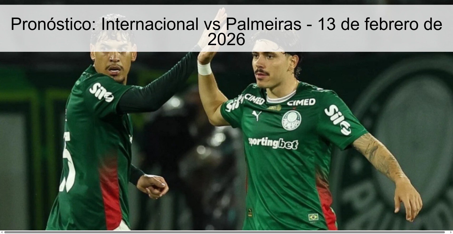 Prediction: Internacional vs Palmeiras - February 13, 2026