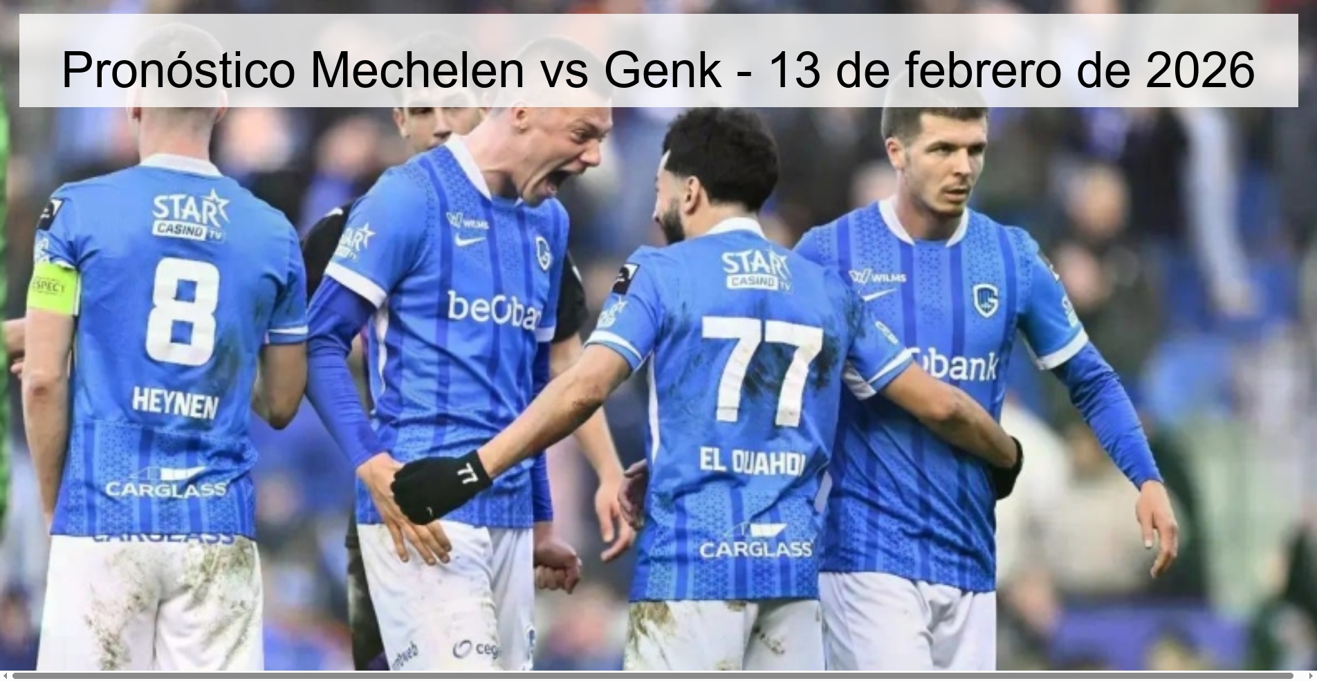 Mechelen vs Genk Prediction – February 13, 2026