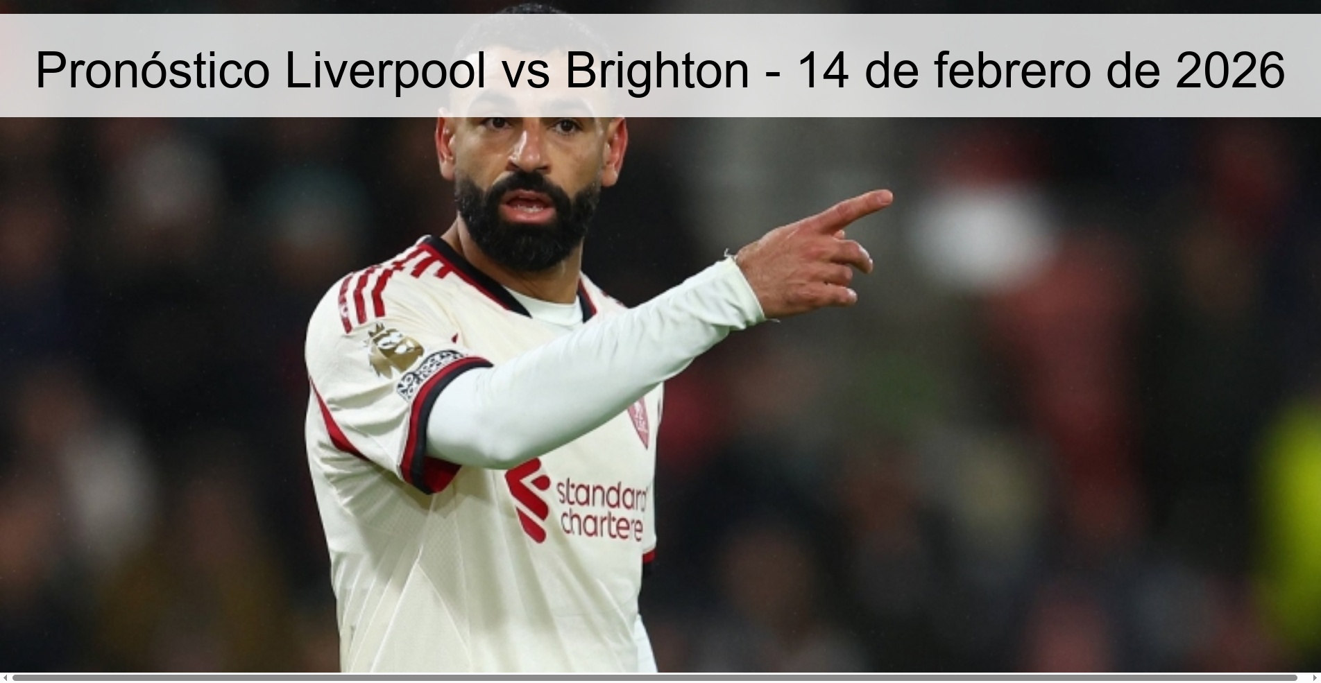 Liverpool vs Brighton Prediction – February 14, 2026