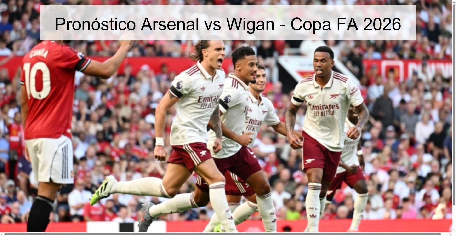 Arsenal vs Wigan Prediction – FA Cup 2026