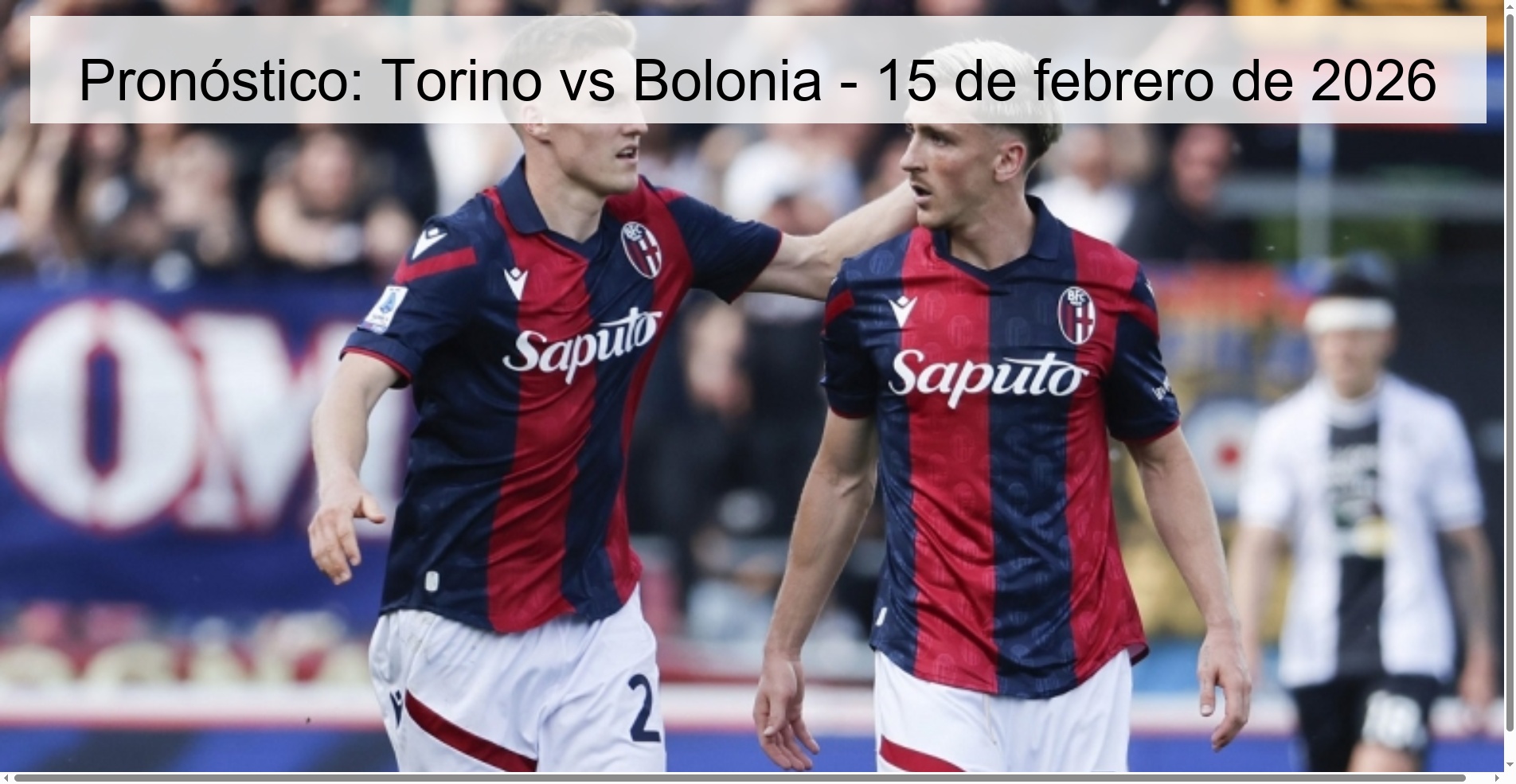 Prediction: Torino vs Bologna – February 15, 2026