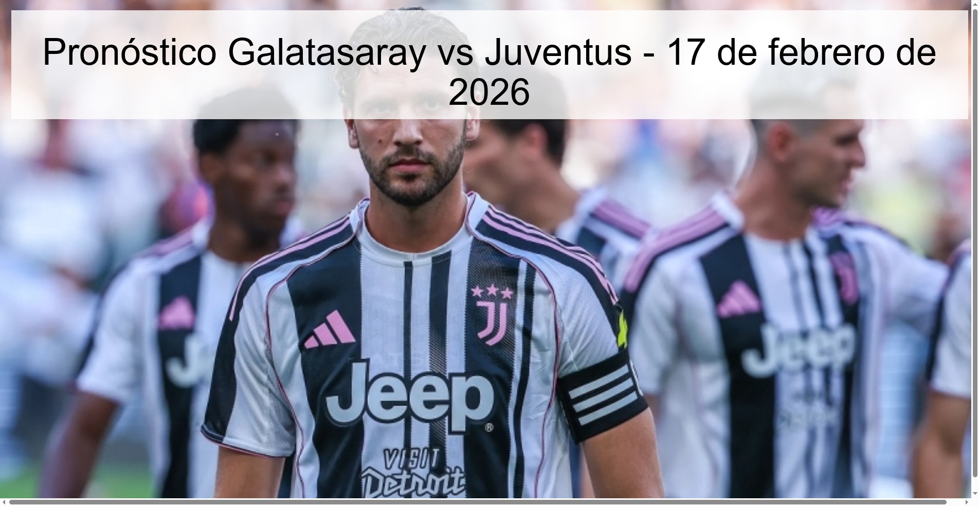 Galatasaray vs Juventus Prediction – February 17, 2026