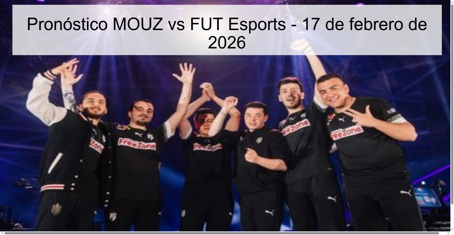 MOUZ vs FUT Esports Prediction – February 17, 2026 MOUZ vs FUT Esports Prediction – February 17, 2026