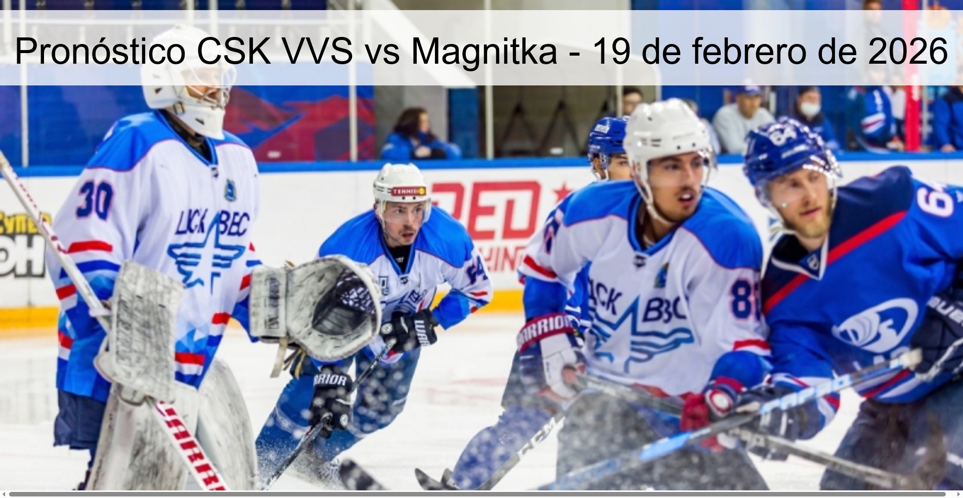 CSK VVS vs Magnitka Prediction – February 19, 2026
