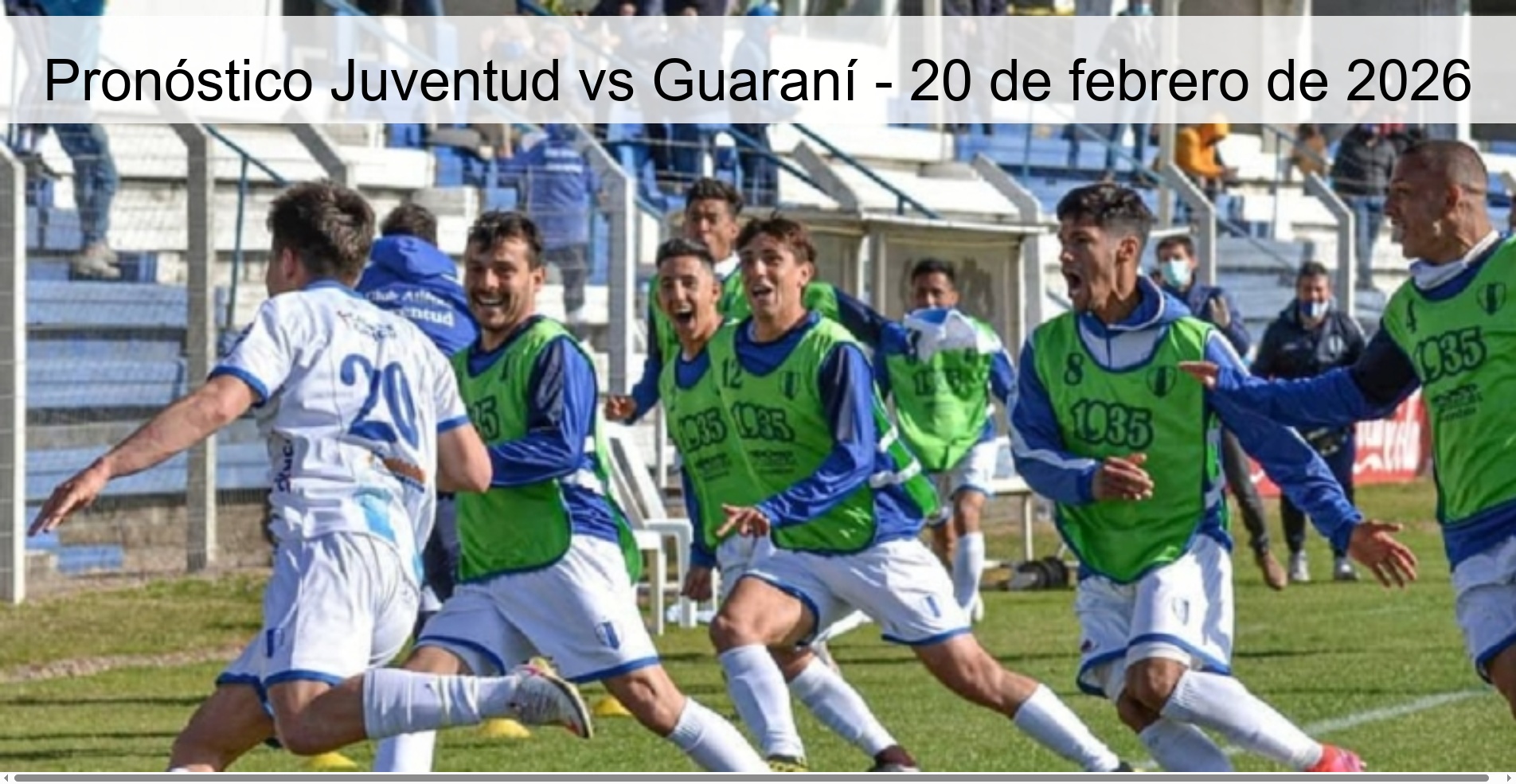 Juventud vs Guarani Prediction - February 20, 2026