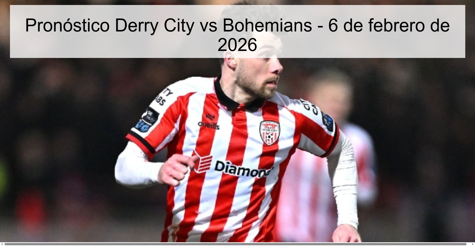 Derry City vs Bohemians Prediction – February 6, 2026