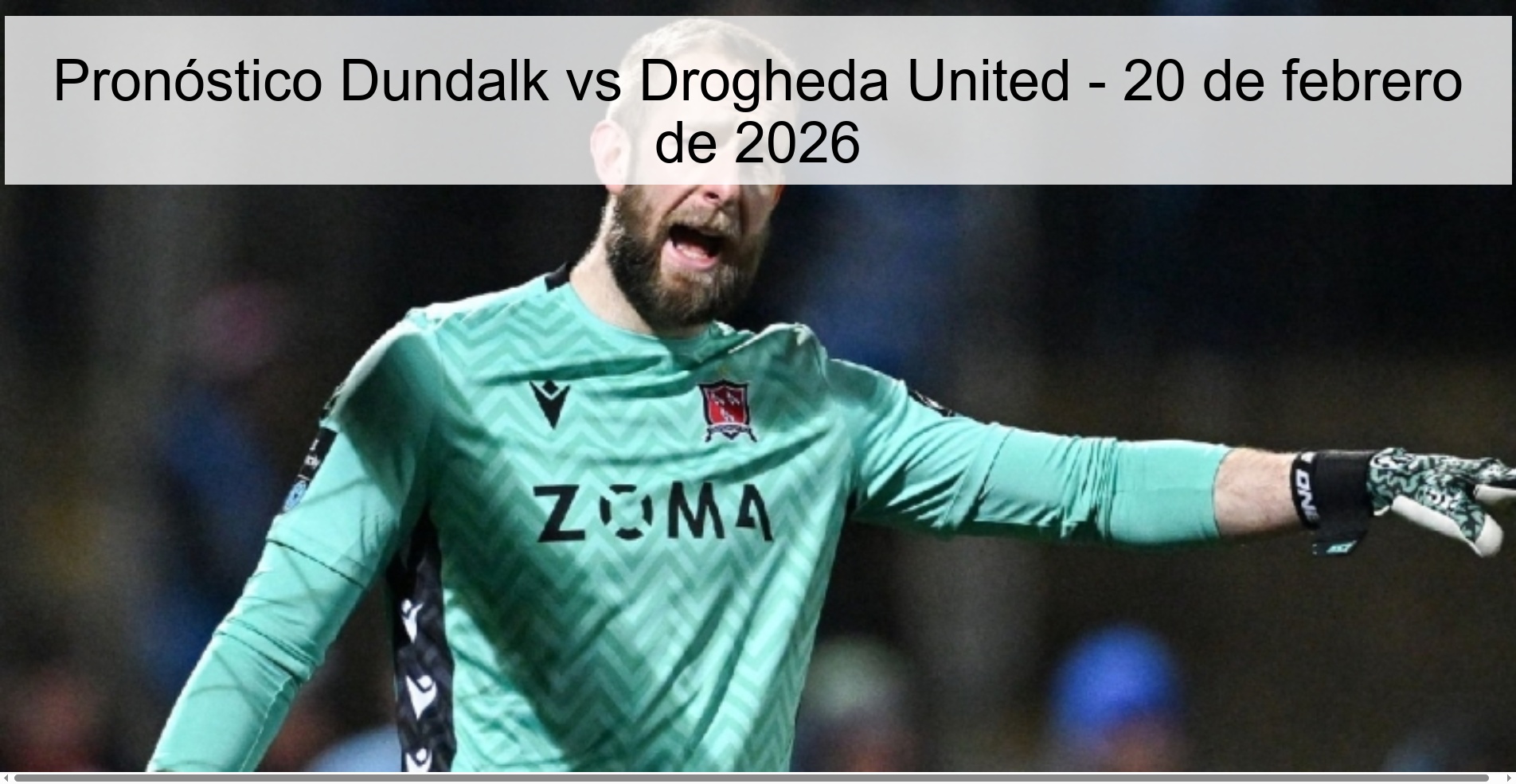 Dundalk vs Drogheda United Prediction – February 20, 2026