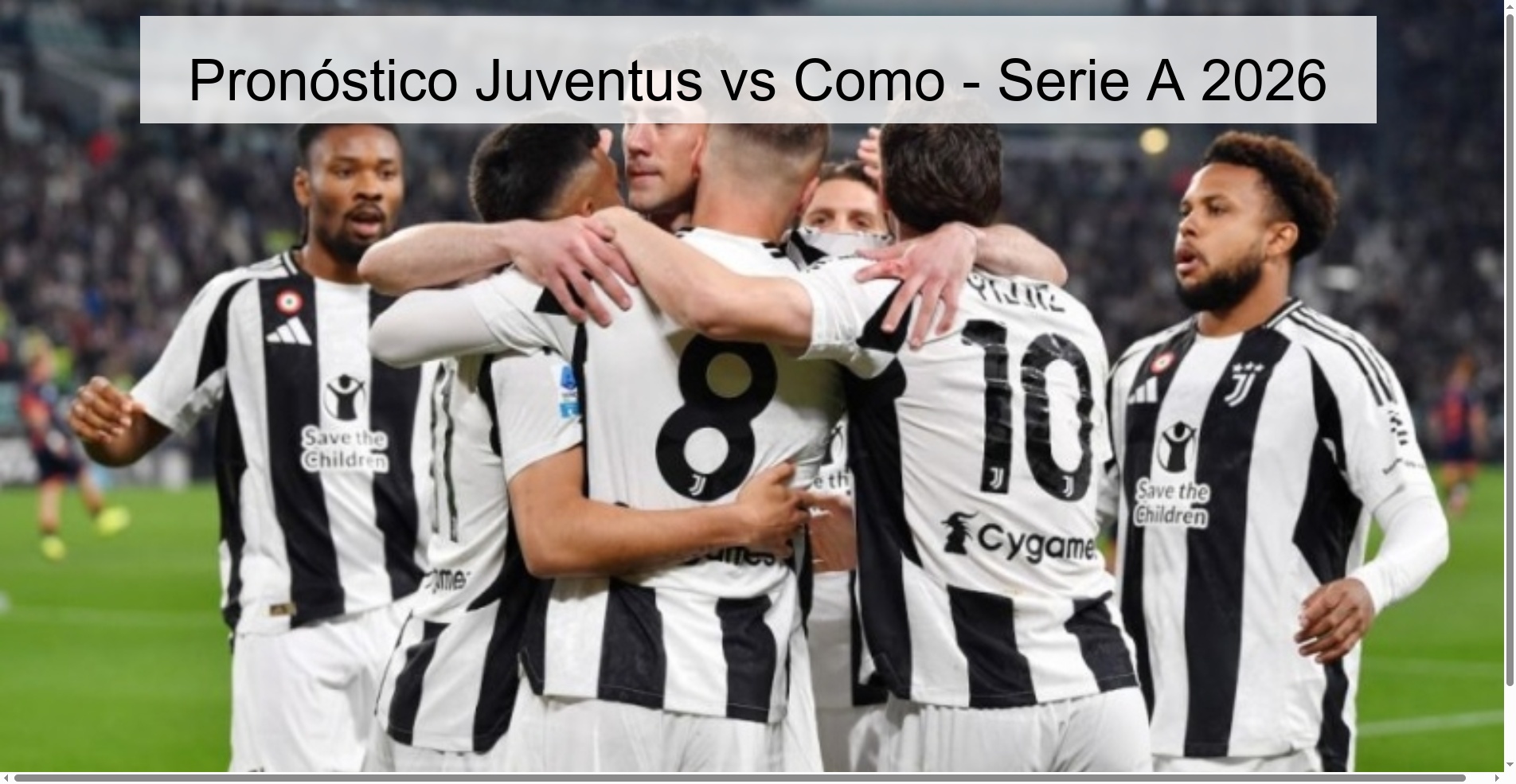 Juventus vs Como Prediction - Serie A 2026