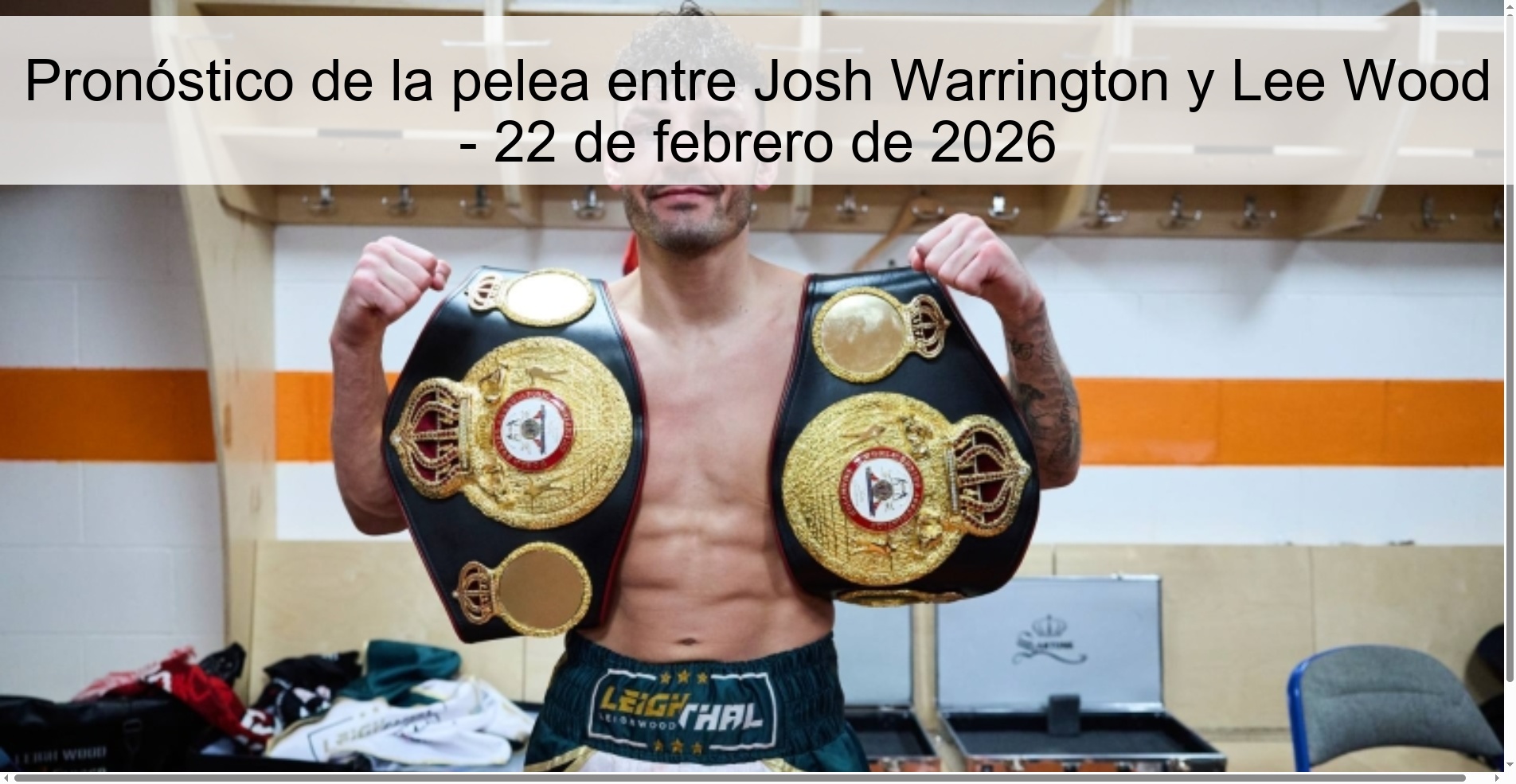 Josh Warrington vs. Lee Wood Fight Prediction – February 22, 2026