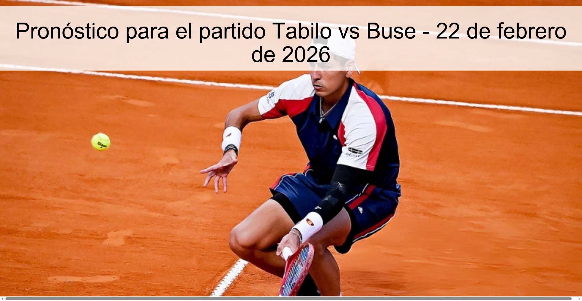 Pronóstico para el partido Tabilo vs Buse - 22 de febrero de 2026