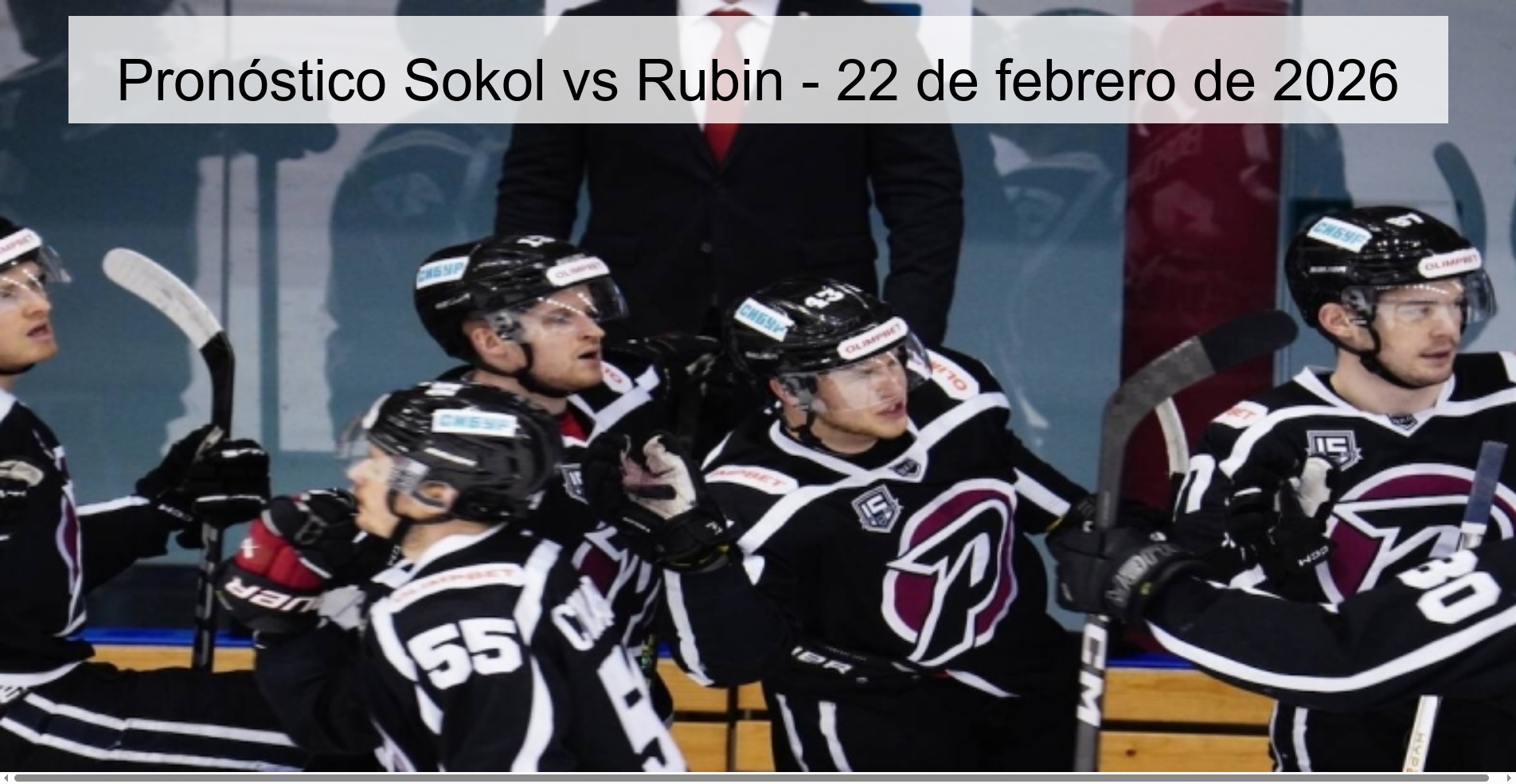 Pronóstico Sokol vs Rubin - 22 de febrero de 2026