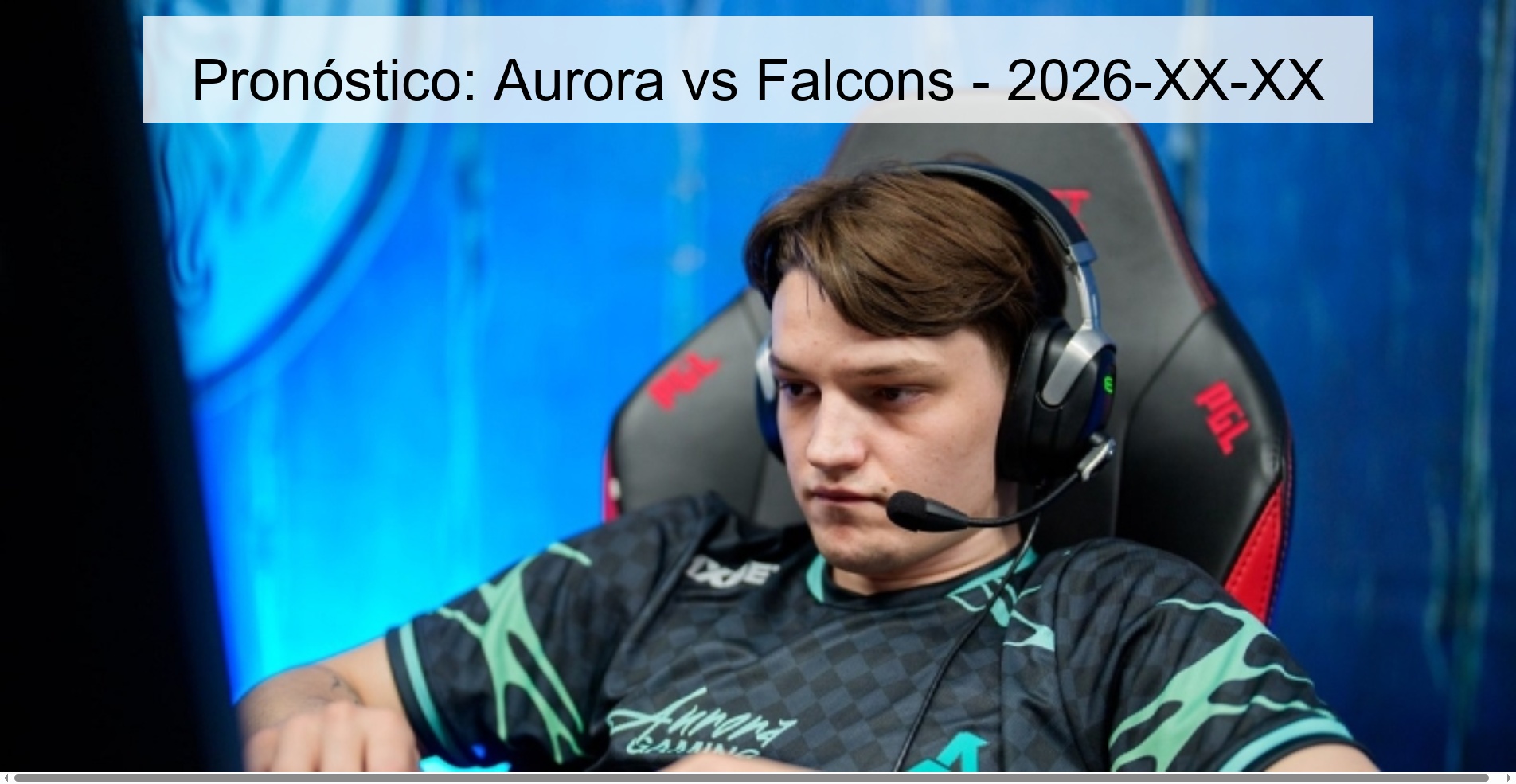 Pronóstico: Aurora vs Falcons - 2026-XX-XX