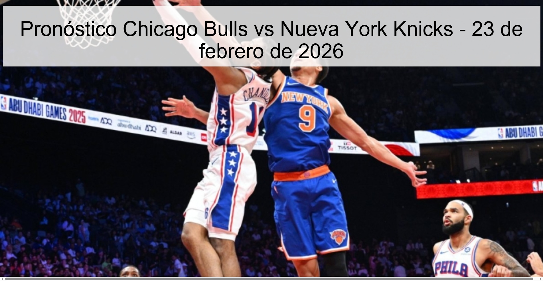Chicago Bulls vs New York Knicks Prediction – February 23, 2026