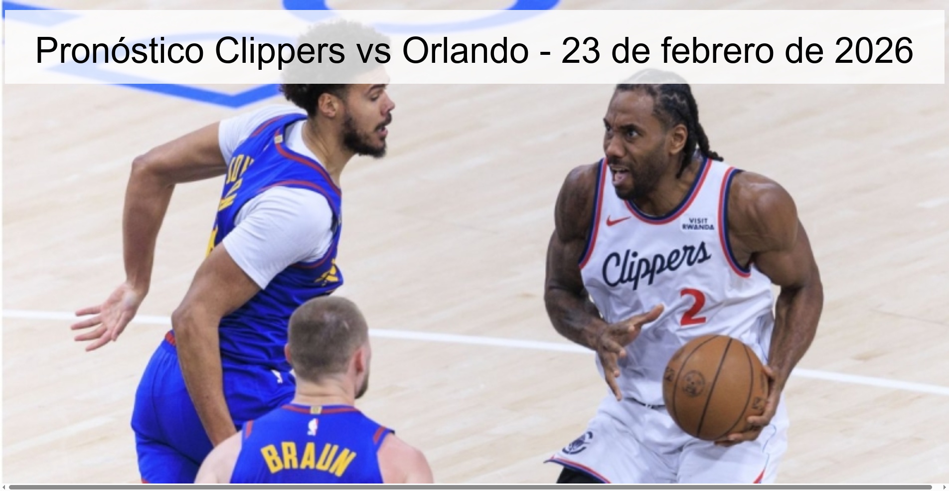 Clippers vs Orlando Prediction - February 23, 2026