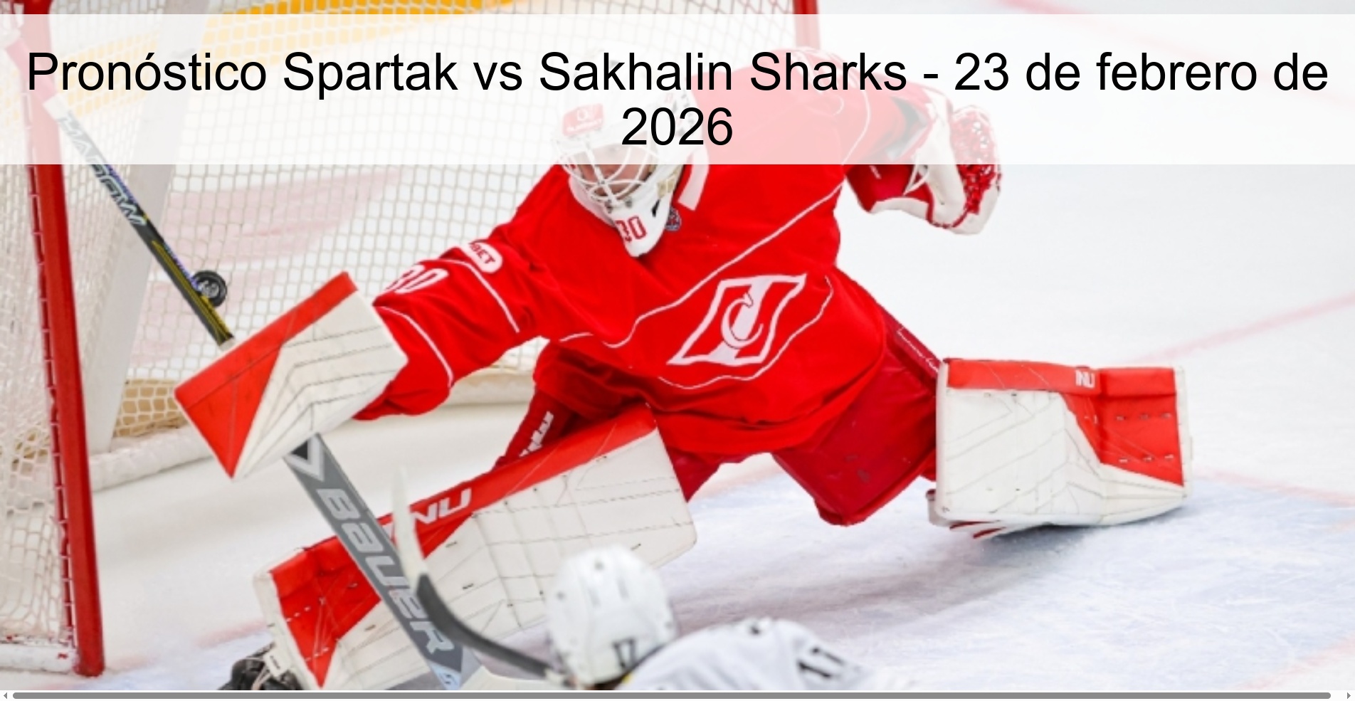 Spartak vs Sakhalin Sharks Prediction – February 23, 2026