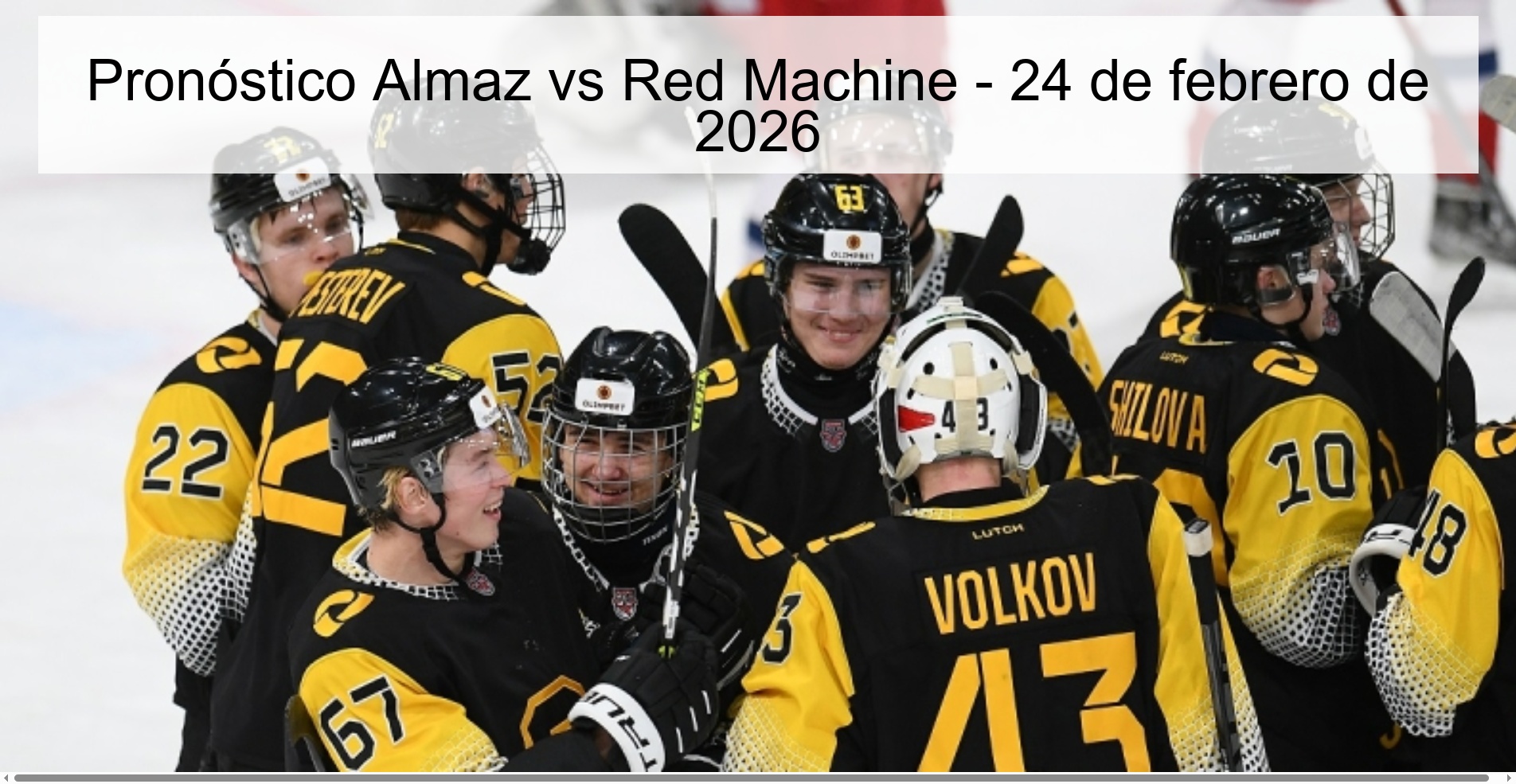 Almaz vs Red Machine Prediction – February 24, 2026