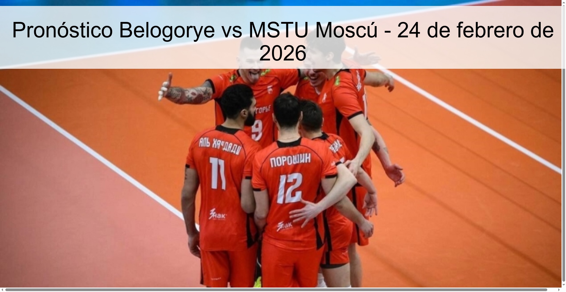 Belogorye vs MSTU Moscow Prediction – February 24, 2026