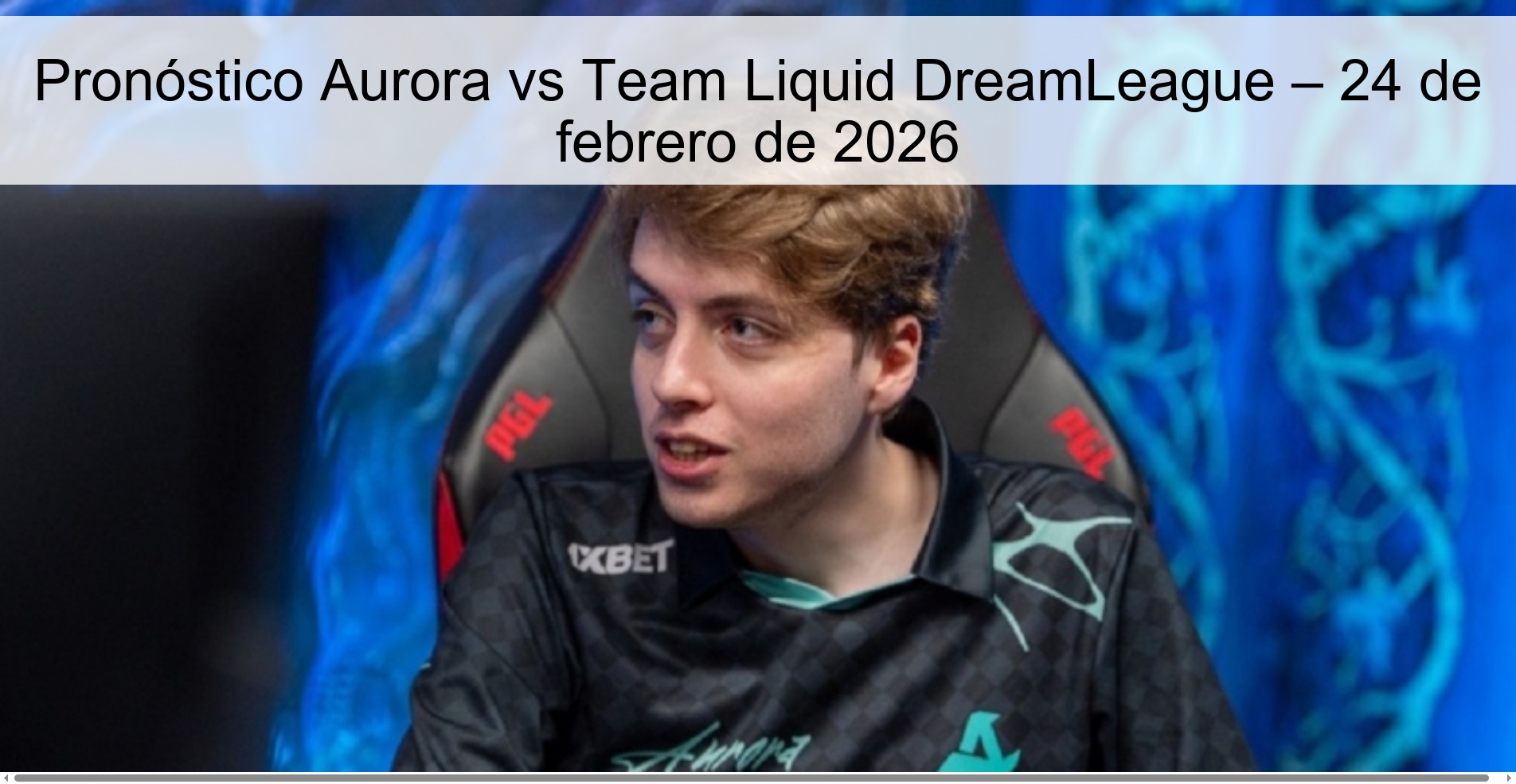 Pronóstico Aurora vs Team Liquid DreamLeague – 24 de febrero de 2026