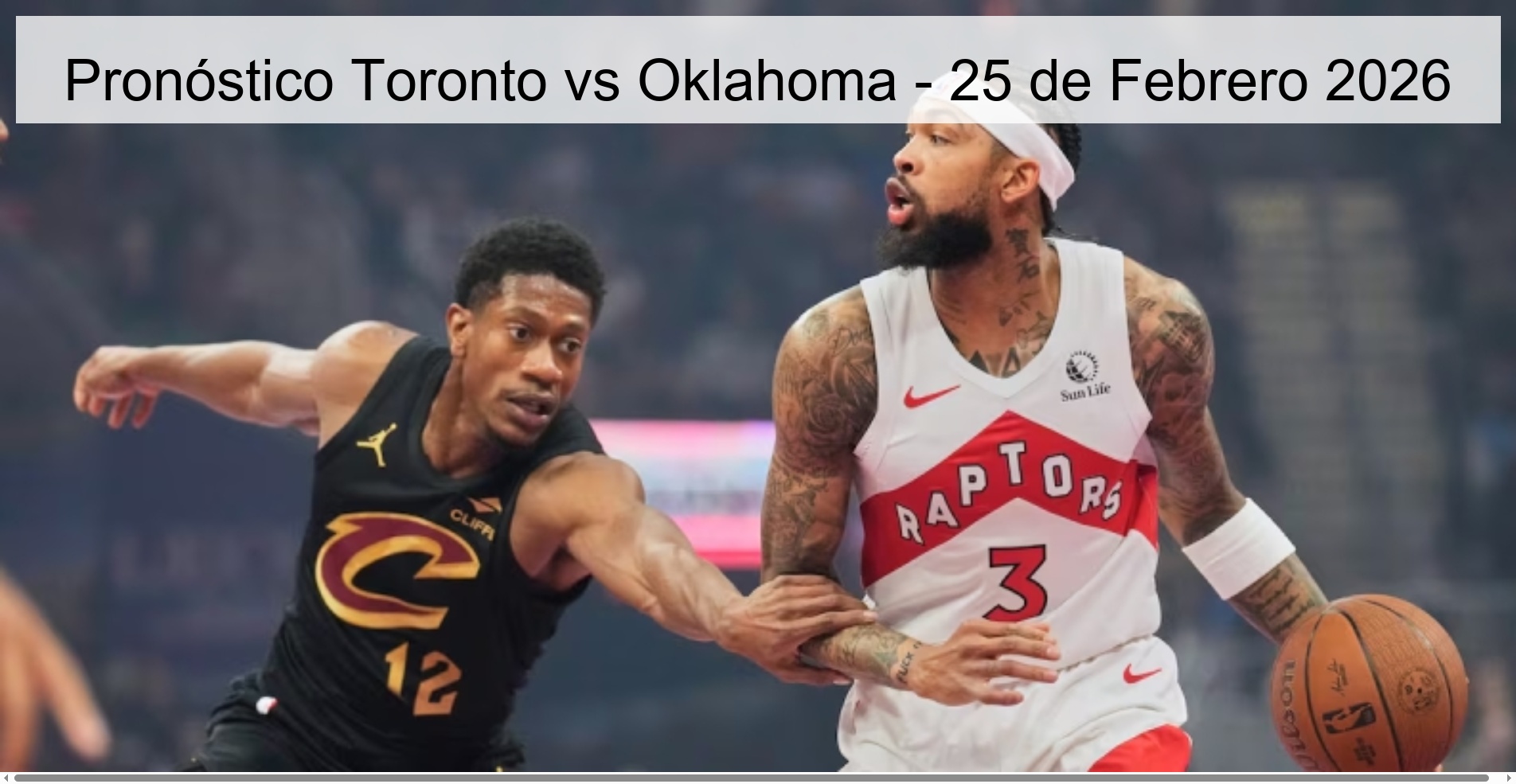 Pronóstico Toronto vs Oklahoma - 25 de Febrero 2026