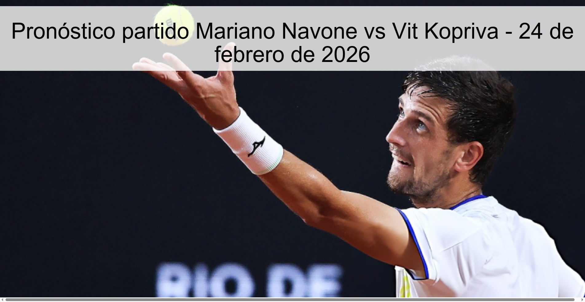 Mariano Navone vs Vit Kopriva match prediction - February 24, 2026