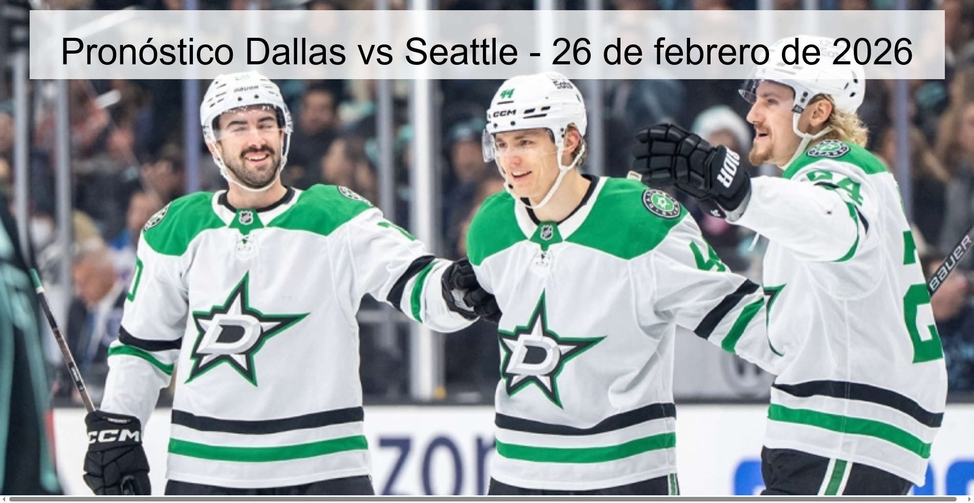 Dallas vs Seattle Prediction – February 26, 2026