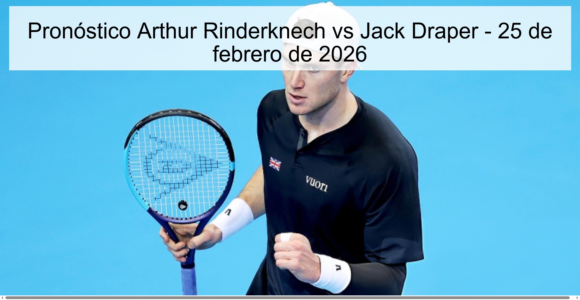 Arthur Rinderknech vs Jack Draper Prediction – February 25, 2026