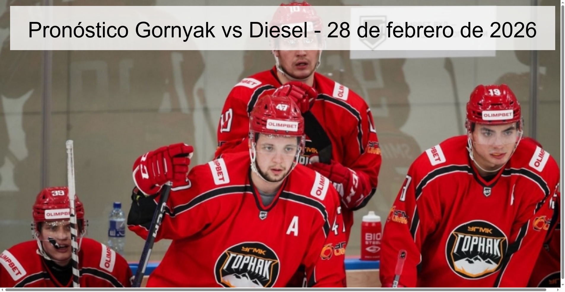 Gornyak vs Diesel Prediction – February 28, 2026
