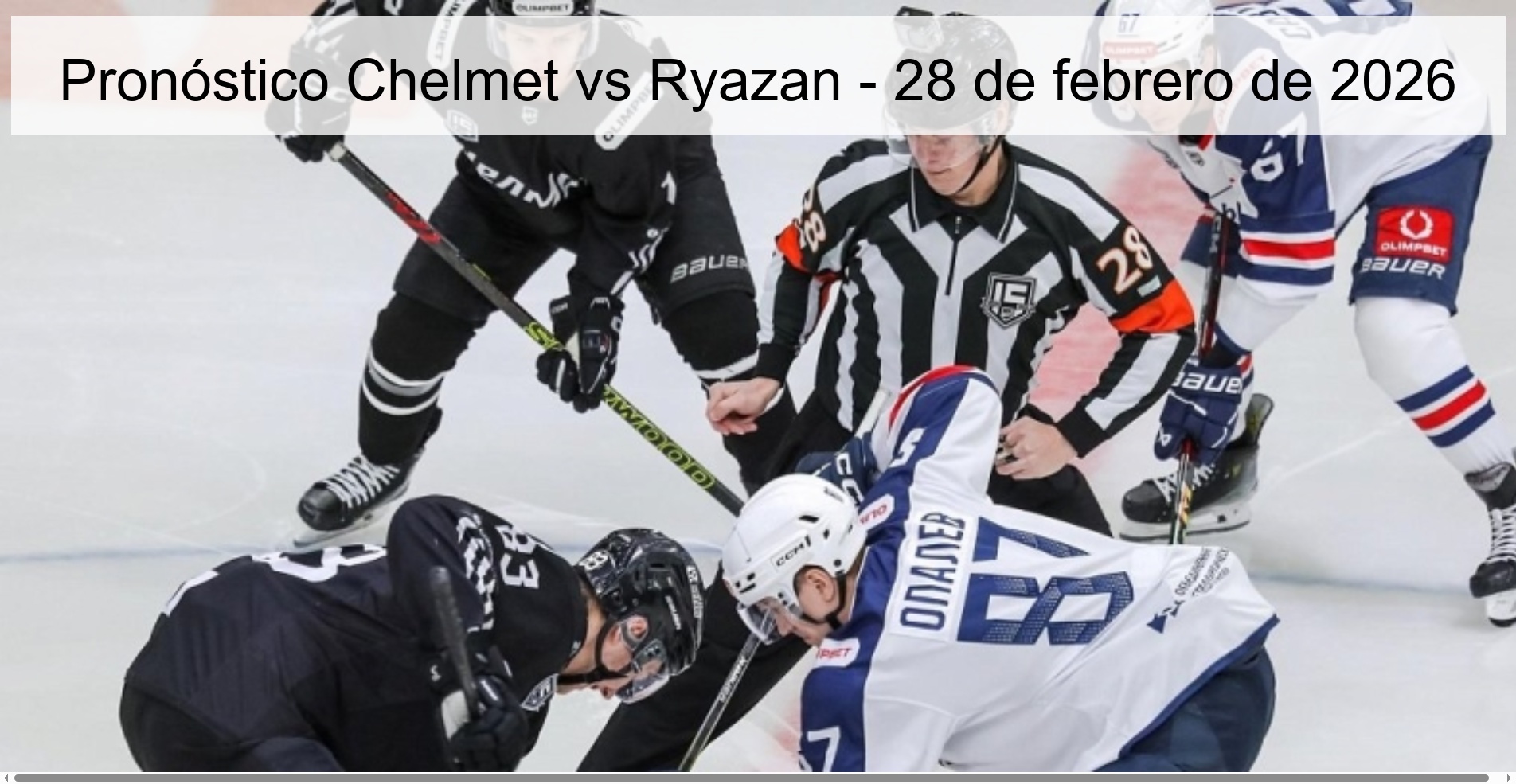 Chelmet vs Ryazan Prediction – February 28, 2026