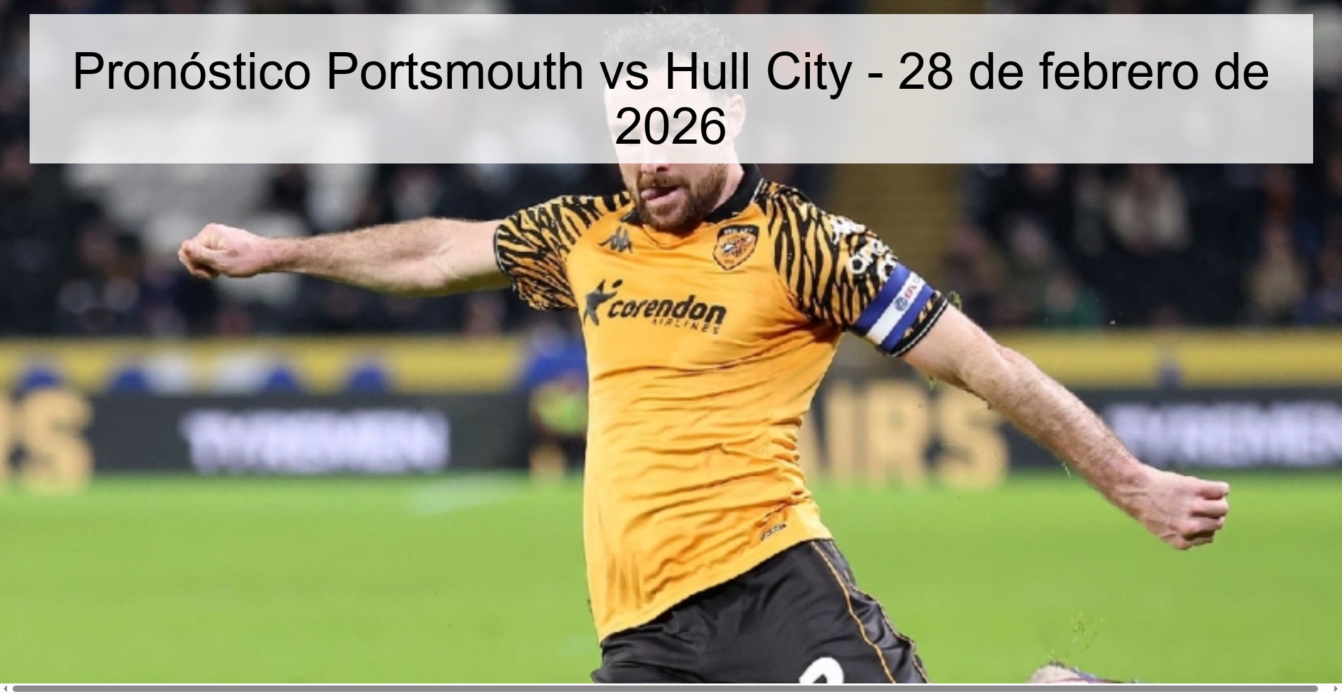 Portsmouth vs Hull City Prediction – February 28, 2026