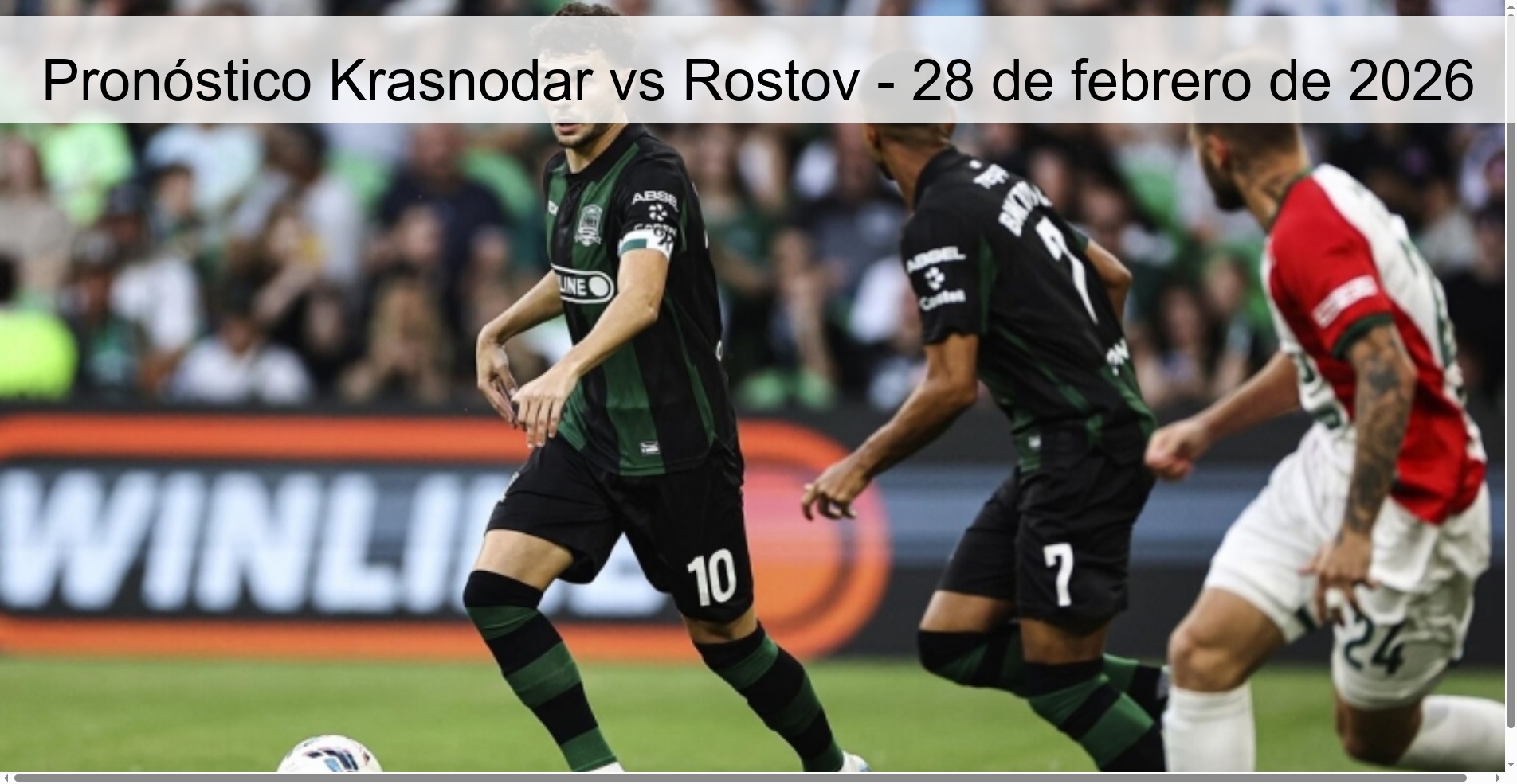 Krasnodar vs Rostov Prediction – February 28, 2026